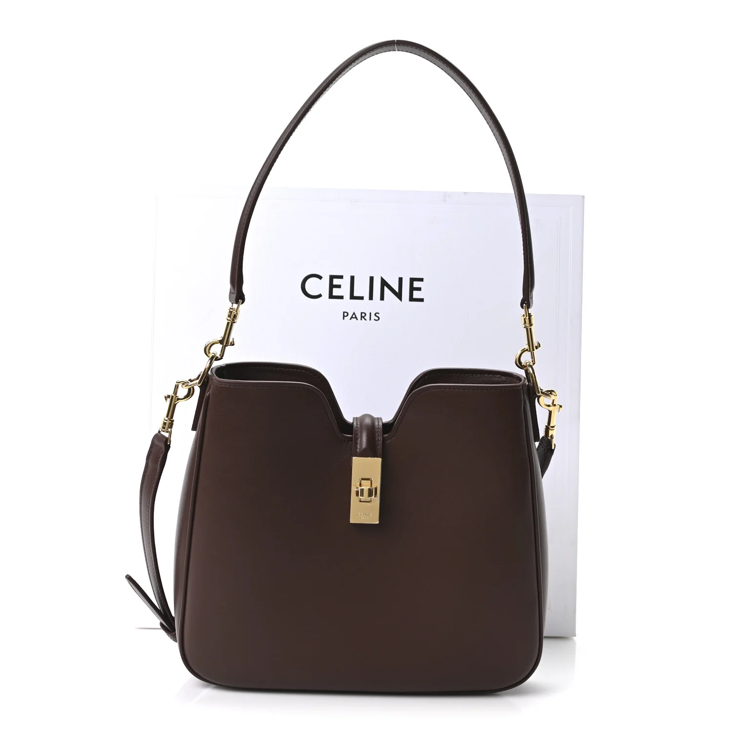 Smooth Calfskin Small Camille 16 Soft Bag Chestnut - Top Club