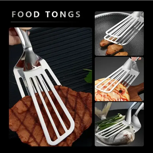 2-Piece Stainless Steel Cutlery Holder with Handle - Rustproof, Durable, Ergonomic Kitchen Utensil Organizer for Dinner Cooking, Easy Food Prep, Kitchen Accessories