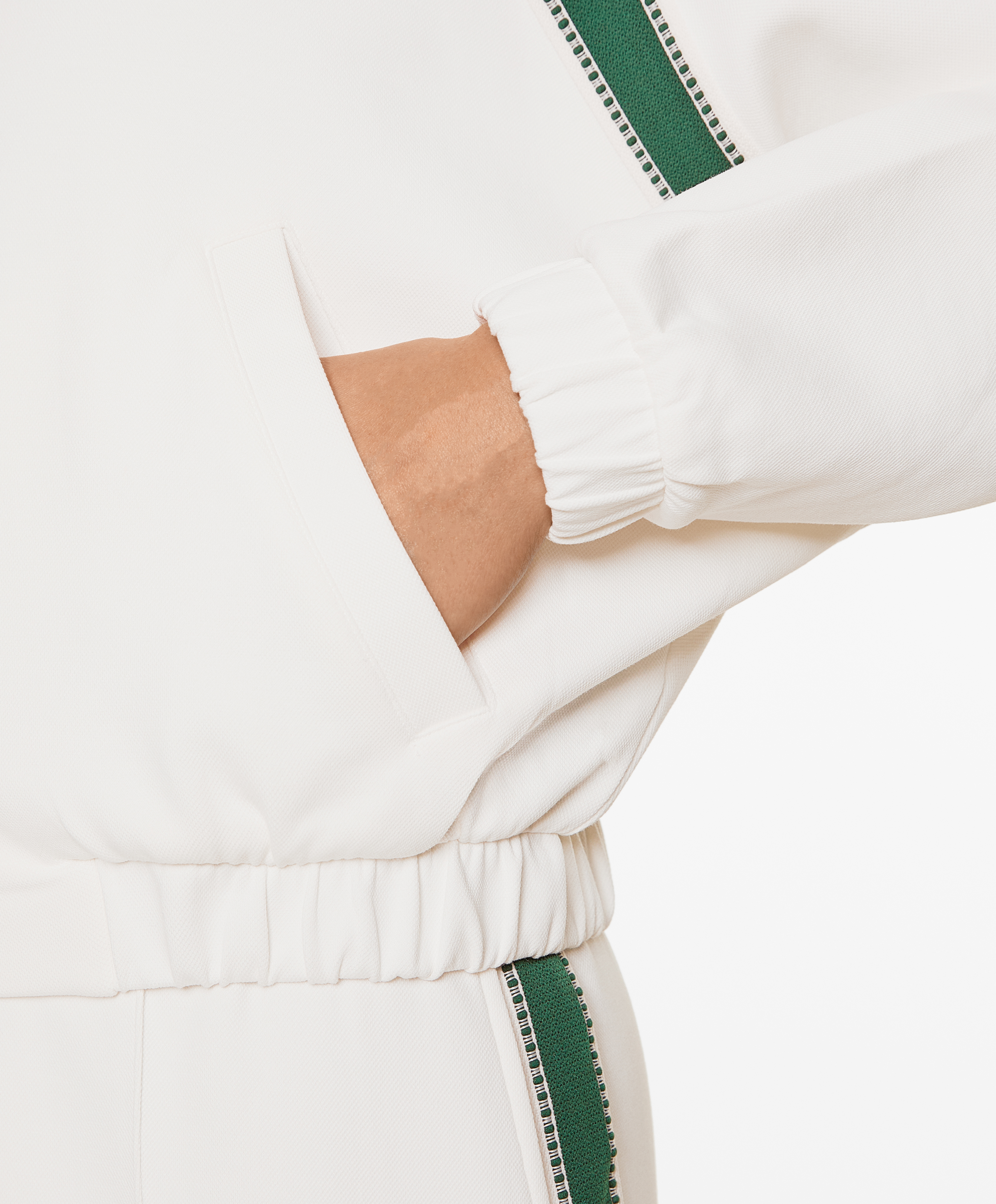 OYSHO Cotton blend piqué jacket