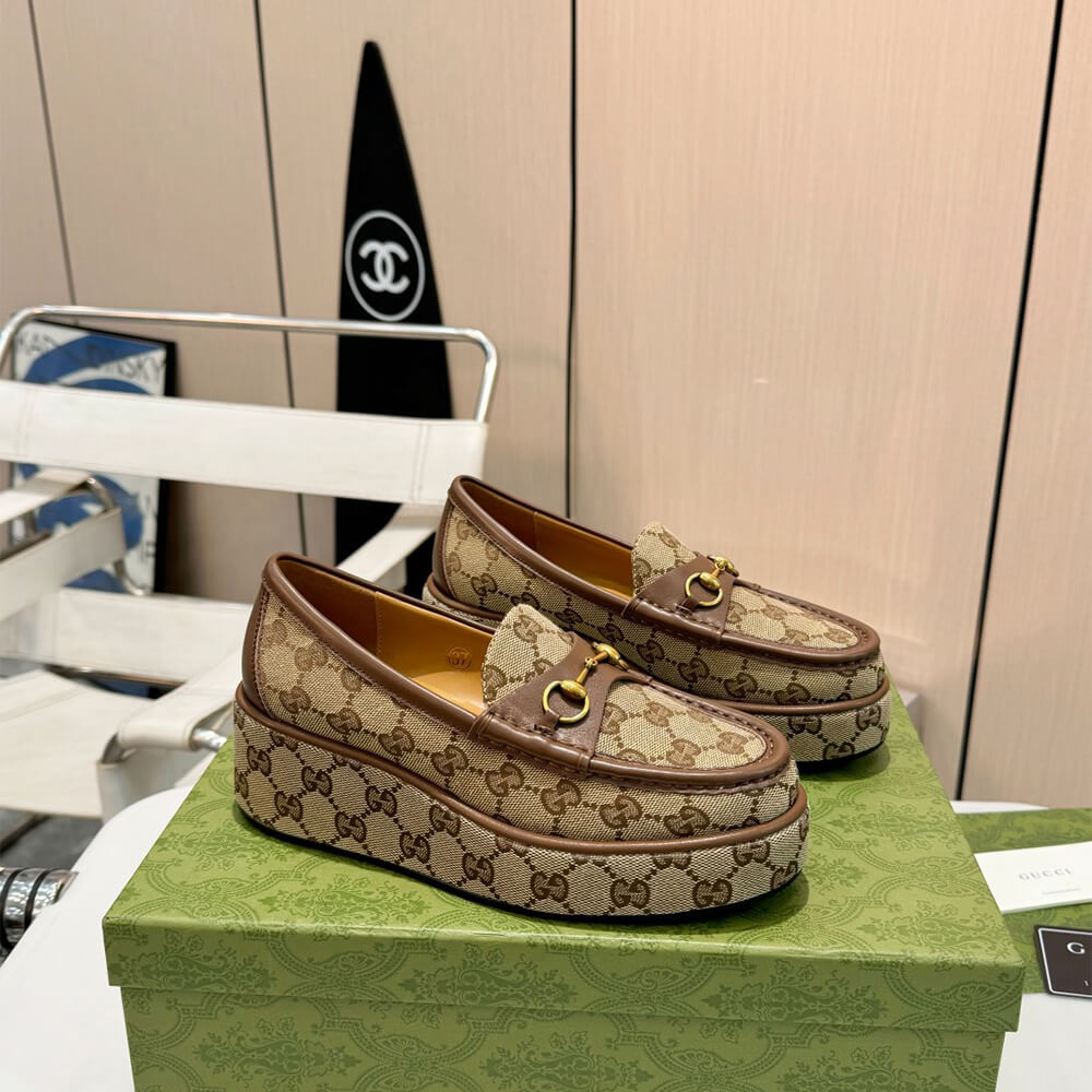 Gucci Women s Horsebit wedge loafer - Top Club