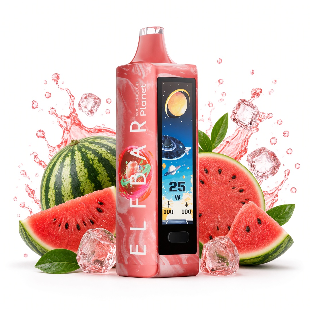 ELF BAR PLANET 25K cigarette électronique jetable rechargeable (toutes les saveurs)