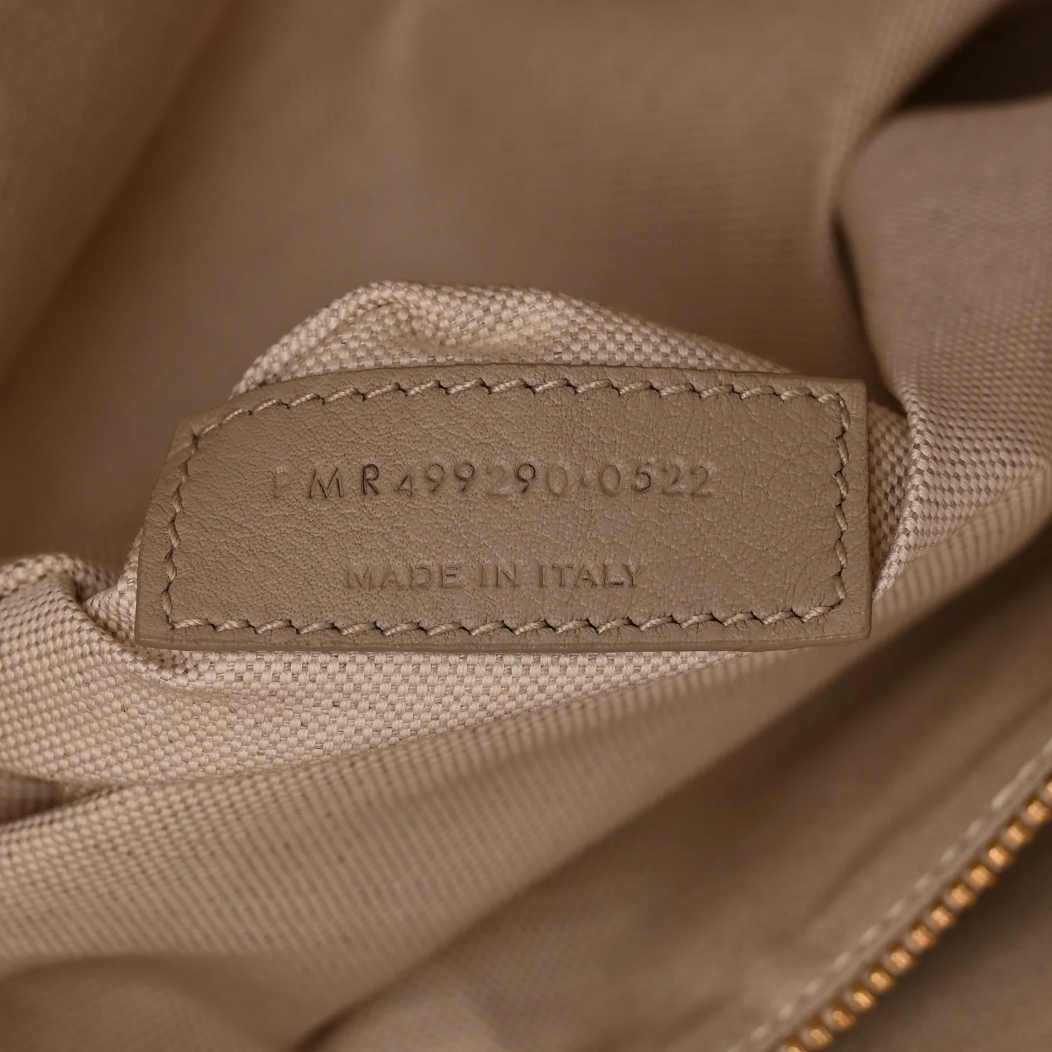 Linen Calfskin Rive Gauche Tote Beige Sea Salt - Top Club