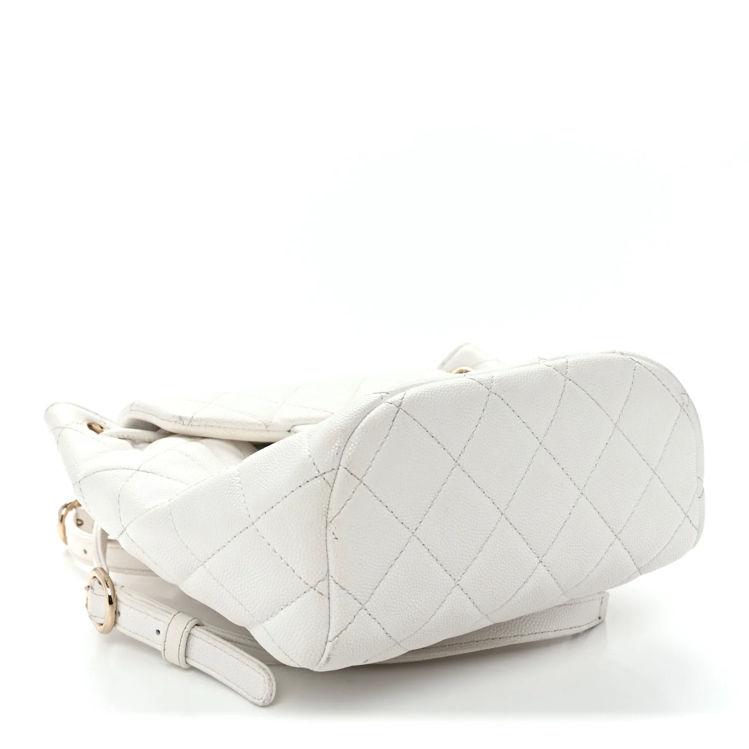 Caviar Quilted Mini Urban Spirit Backpack White - Top Club