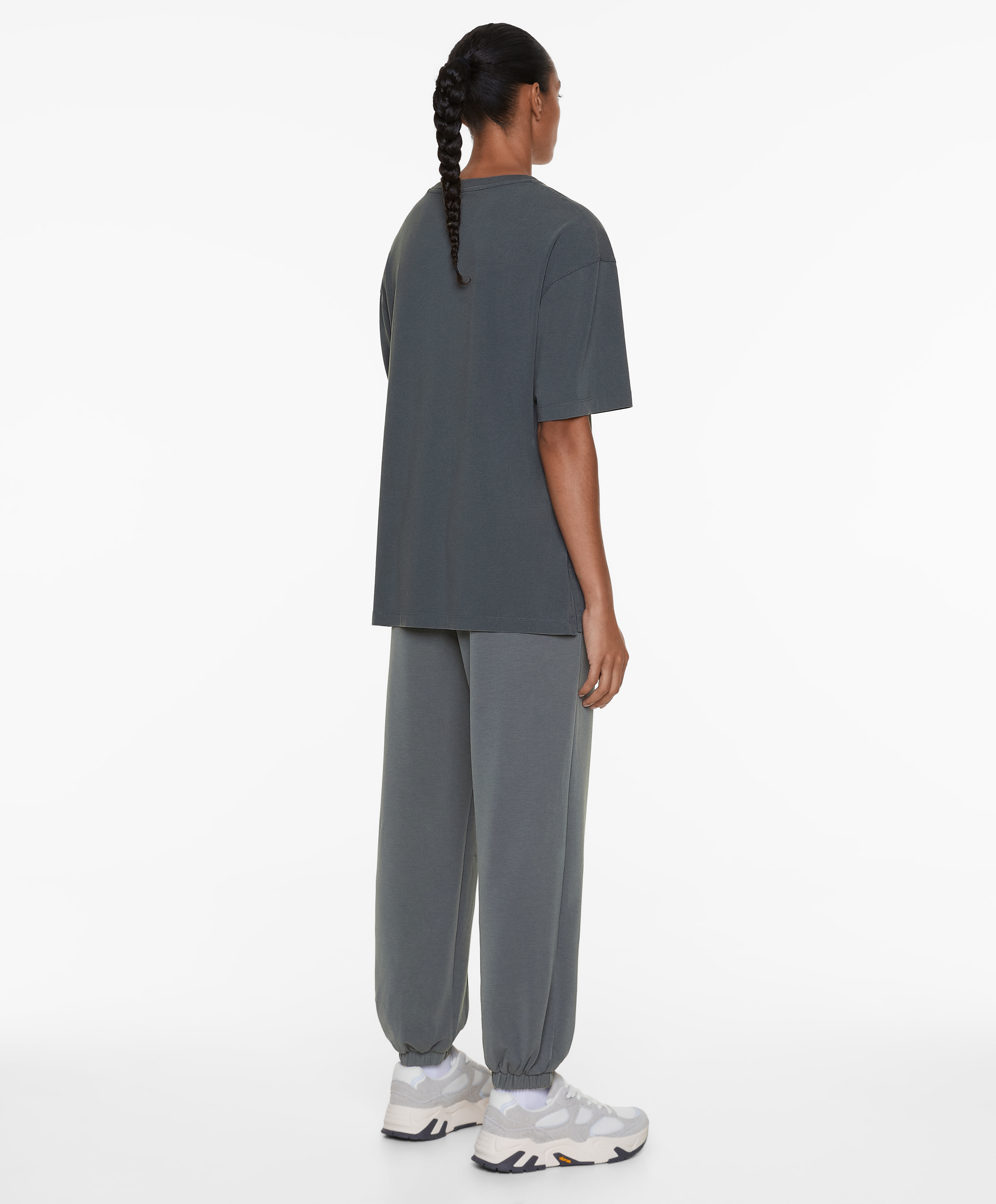 OYSHO Short sleeve cotton blend T-shirt