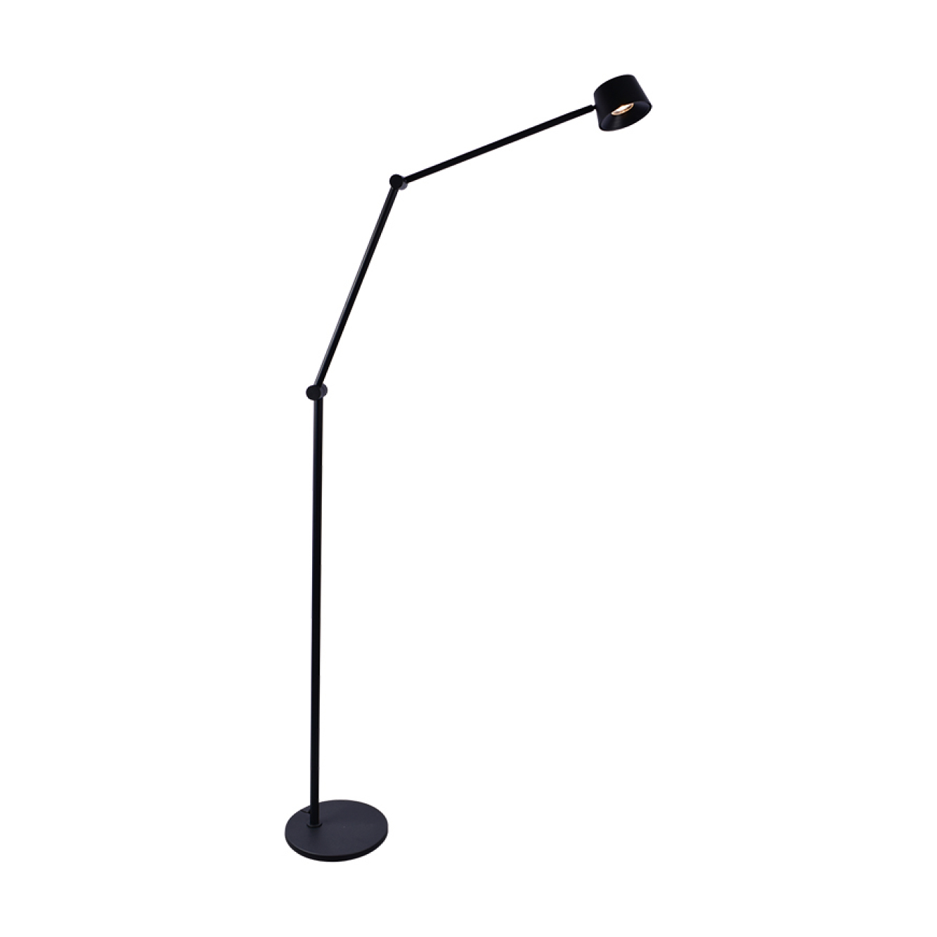 Vloerlamp Casper hoog zwart