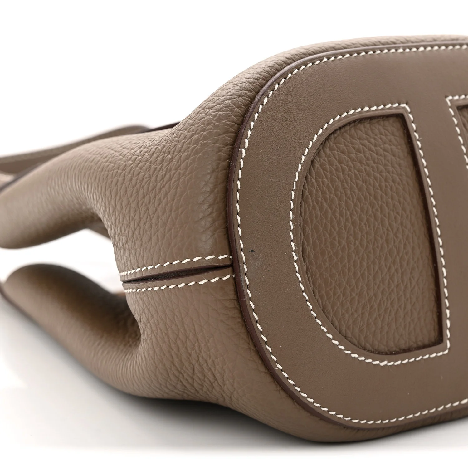 Taurillon Clemence Swift In-The-Loop 18 Bag Etoupe - Top Club