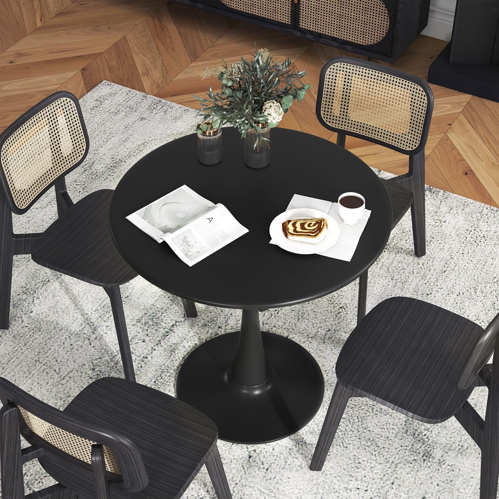 BEFOUNDLOVELY Round Dining Table, 32