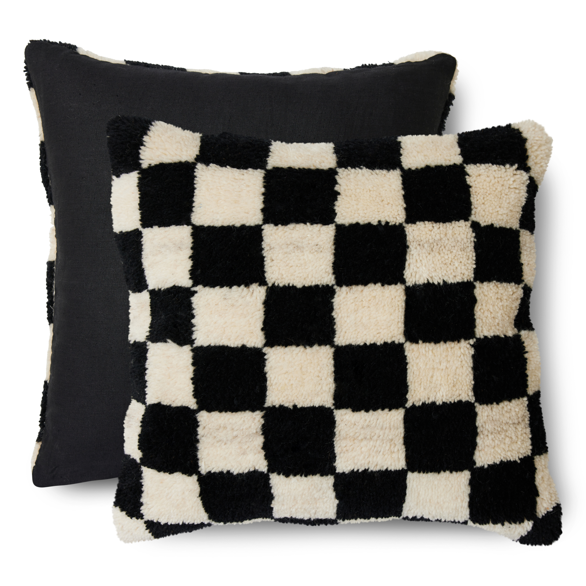 Sierkussen Black White Statement 50x50 cm