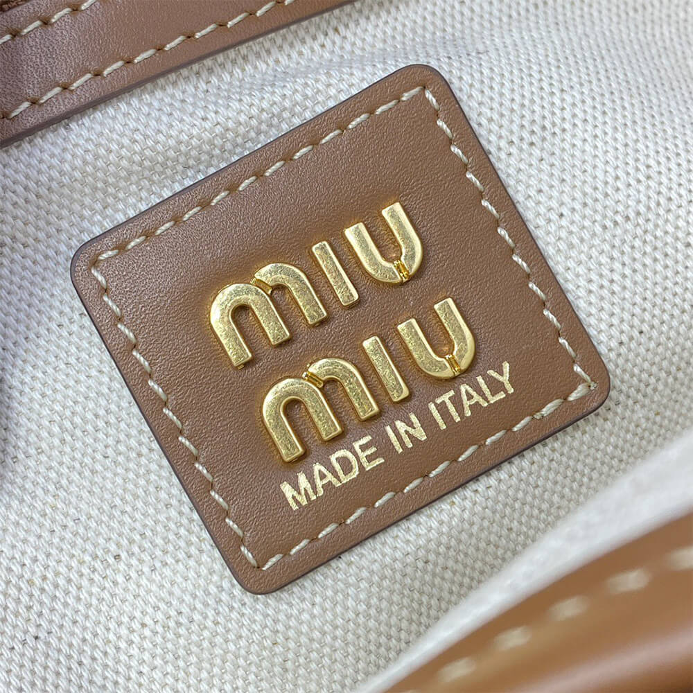 MIUMIU REGULAR IVY canvas and leather bag(HIGH-END GRADE) - Top Club