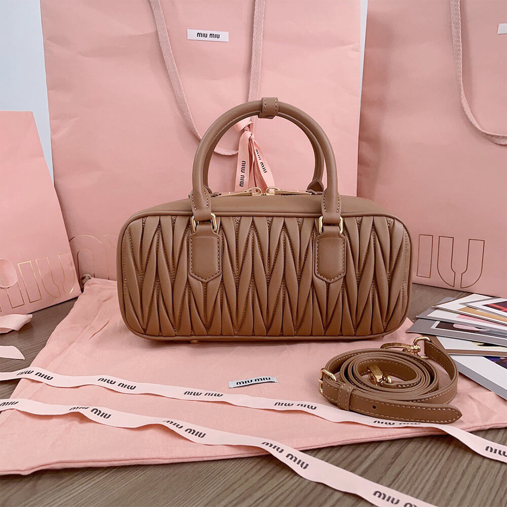 MIUMIU Large Arcadie matelasse nappa Bag(HIGH-END GRADE) - Top Club