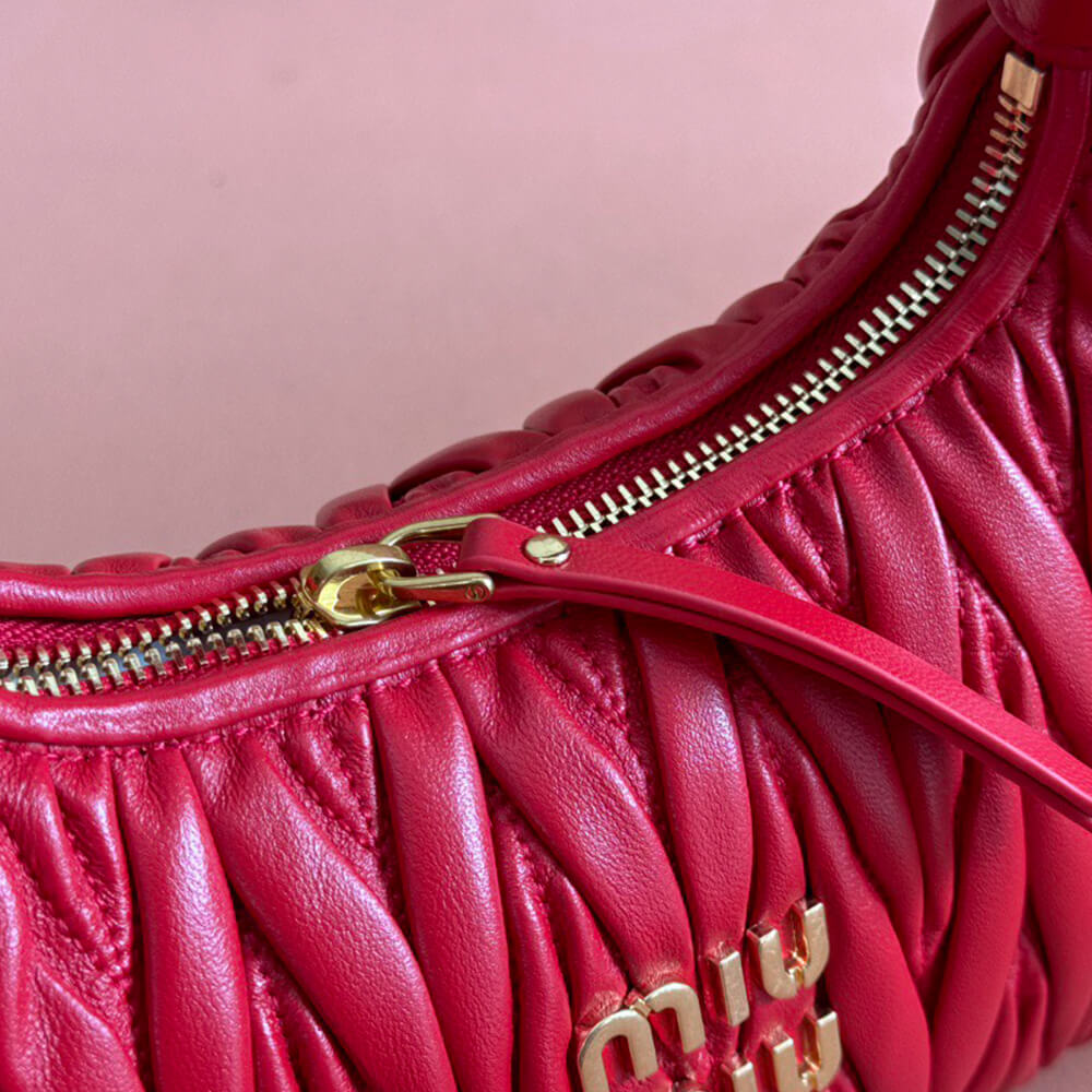 Small Wander matelasse nappa leather hobo bag(HIGH-END GRADE) - Top Club
