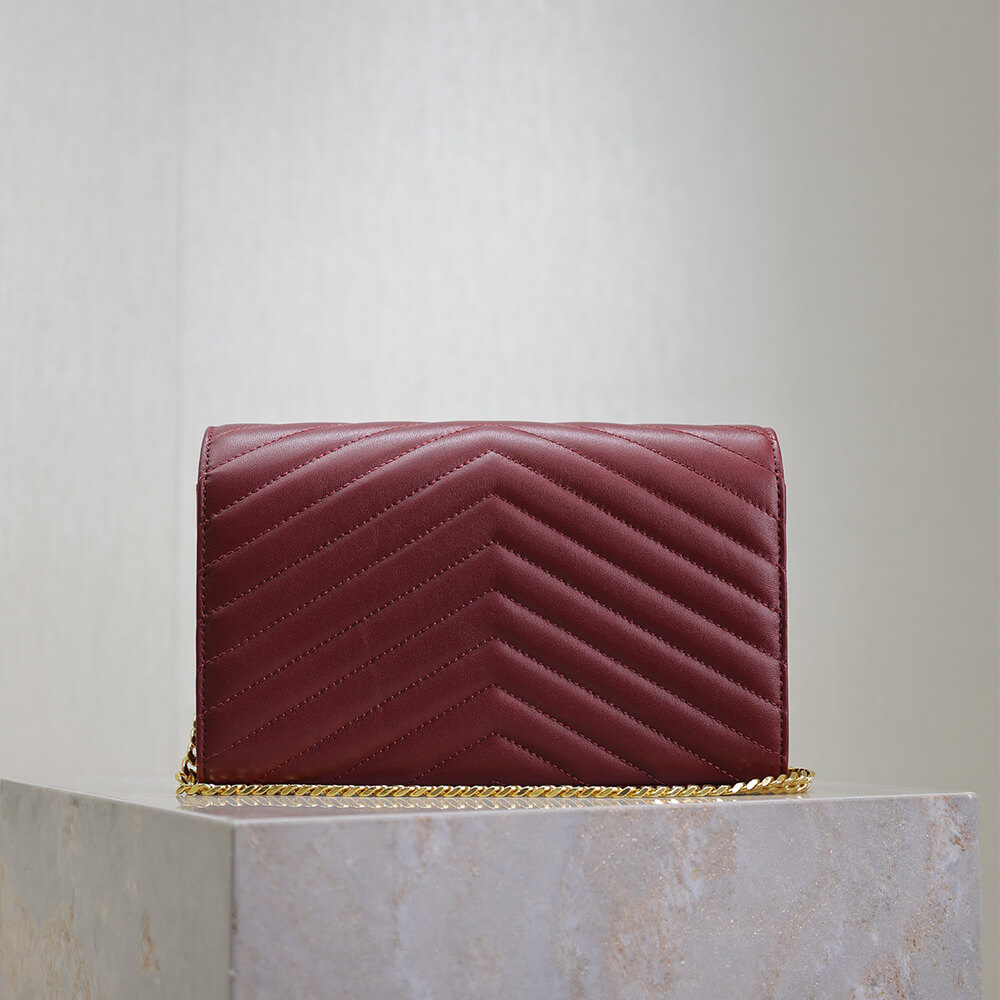 YSL cassandre chain wallet in lambskin - Top Club