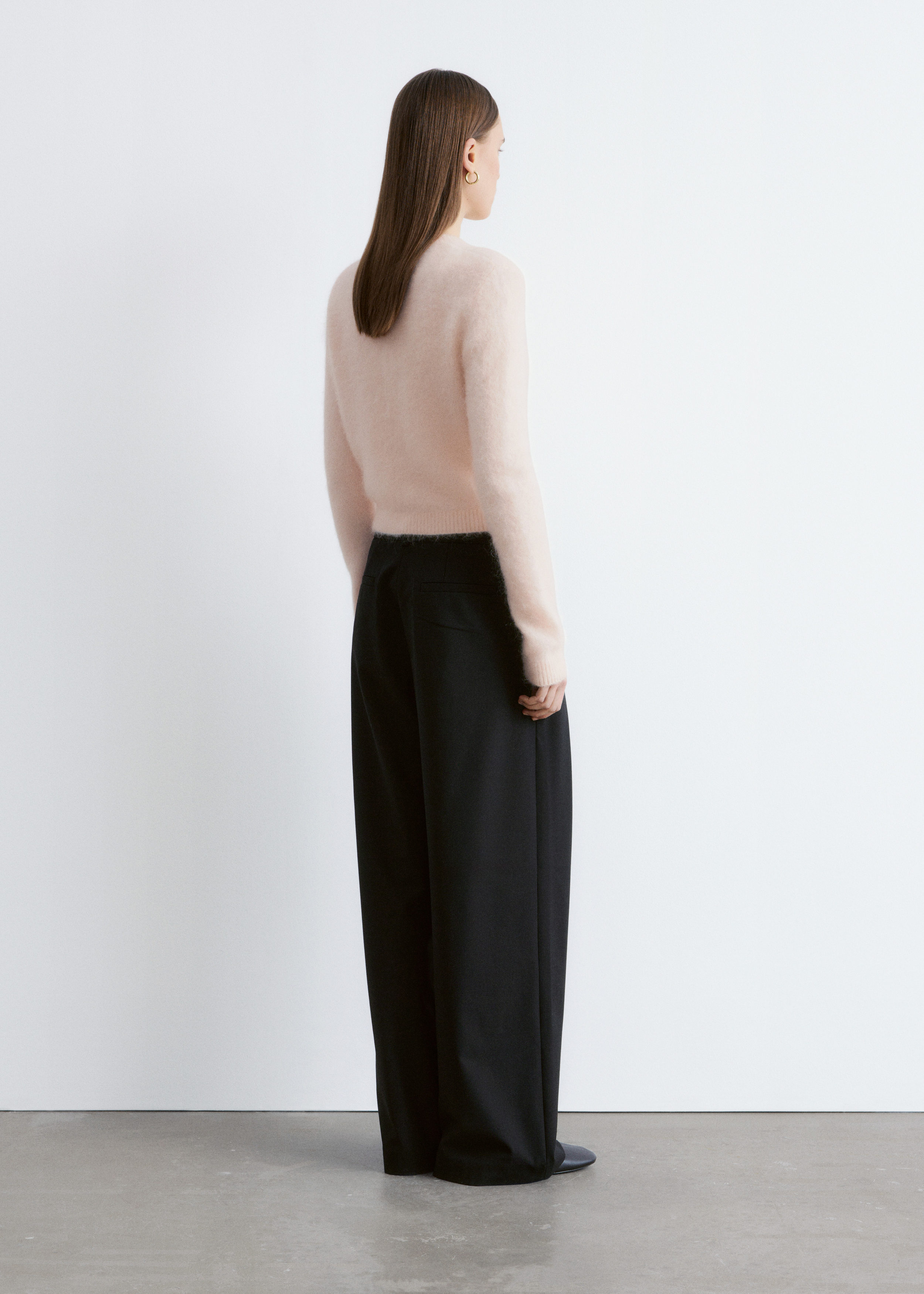& Other Stories MOHAIR-BLEND BRUSHED CARDIGAN