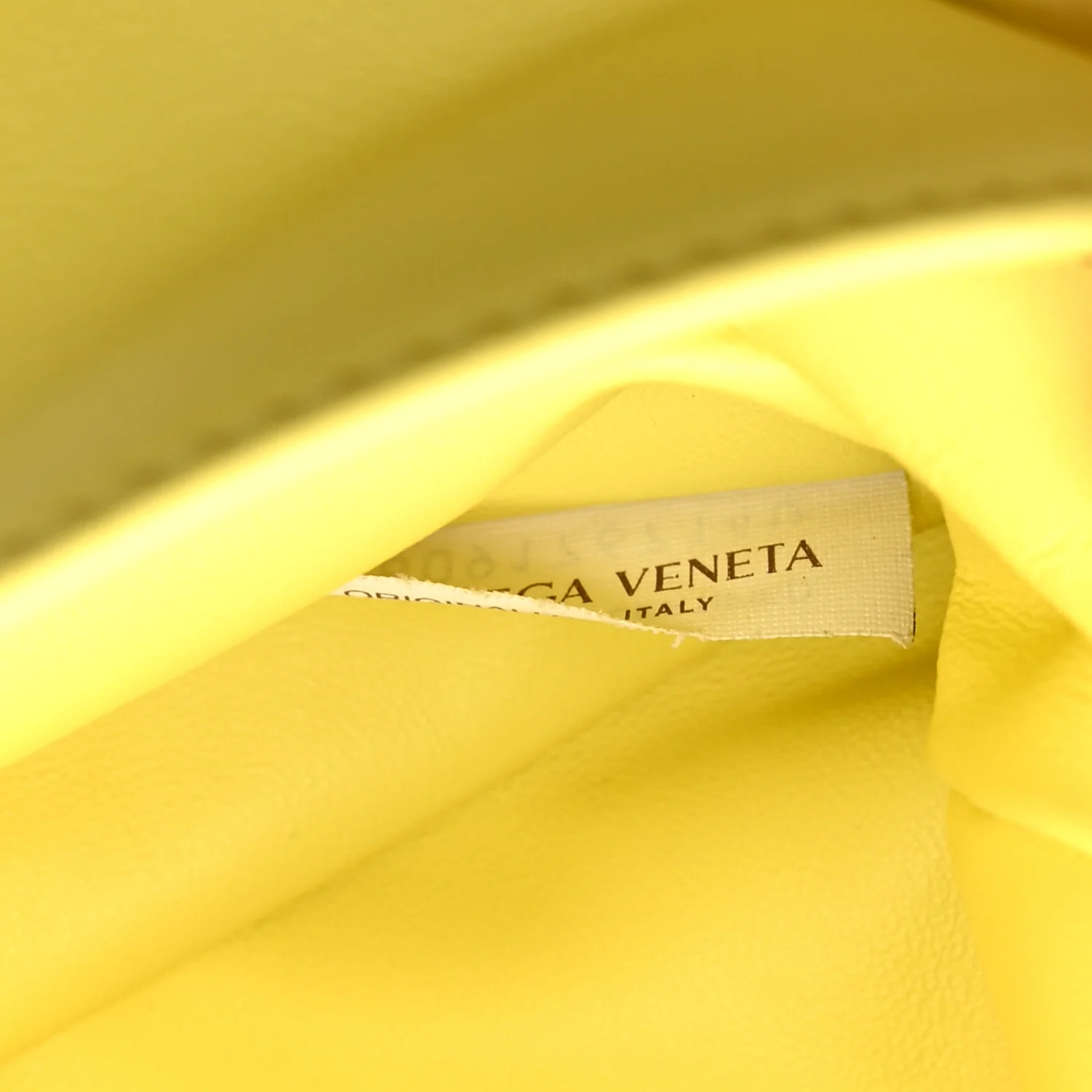 Calfskin Mini BV Twist Yellow - Top Club