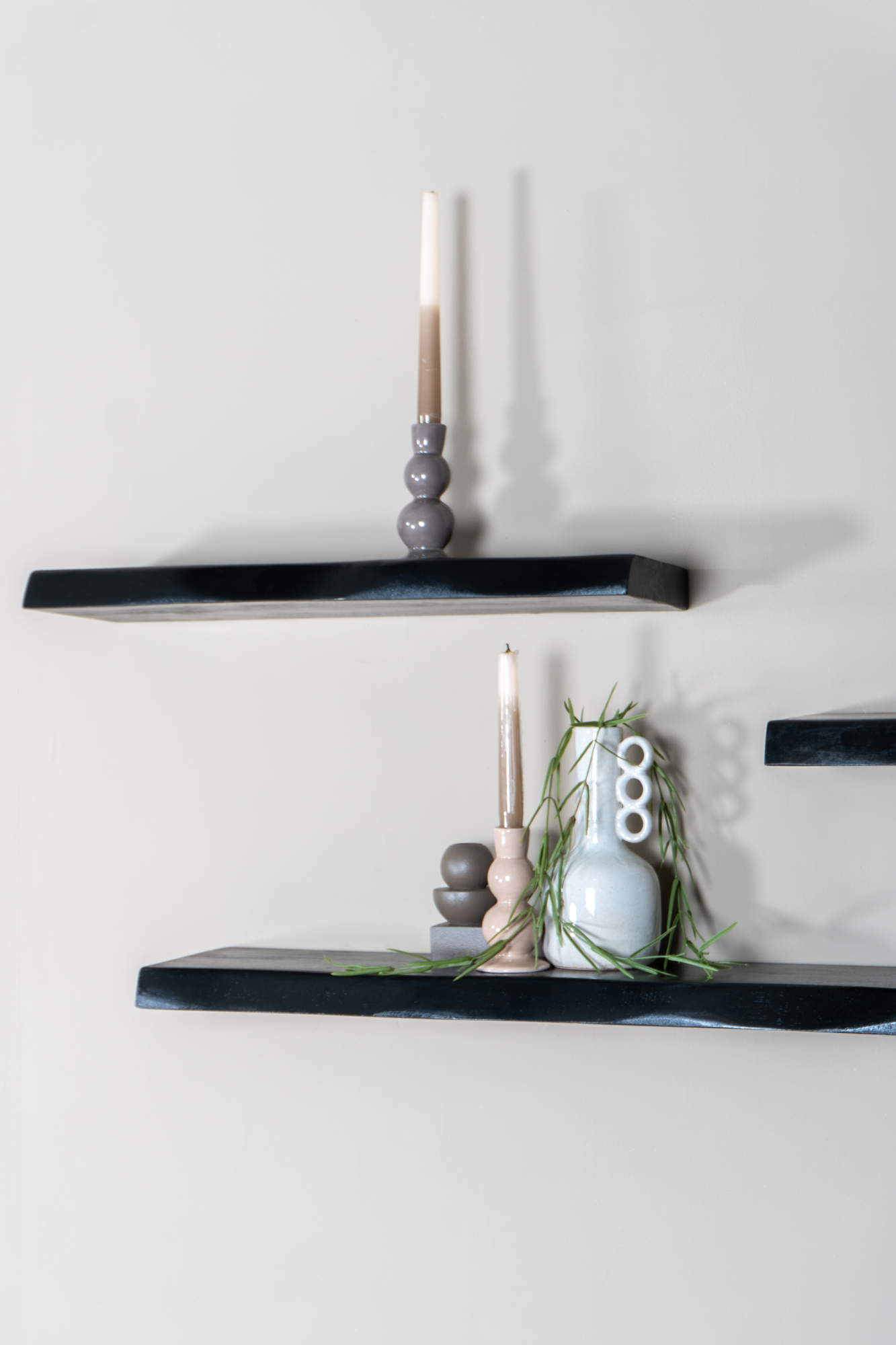 Wandplank Pure Mango zwart 140 cm