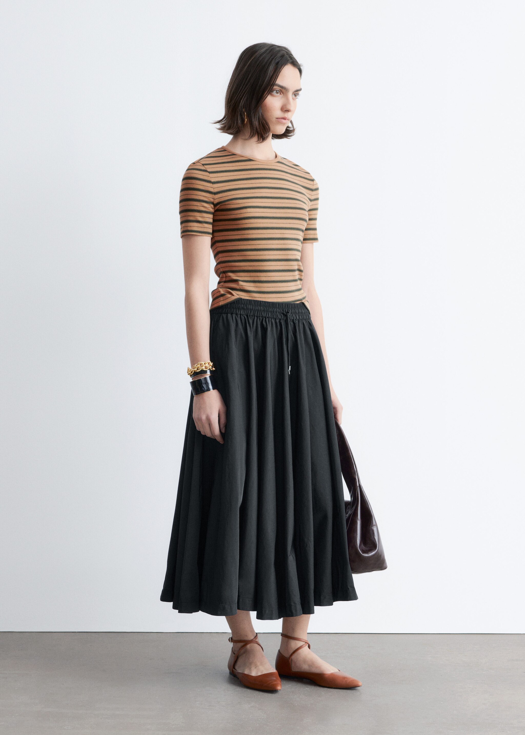 & Other Stories RIBBED T-SHIRT