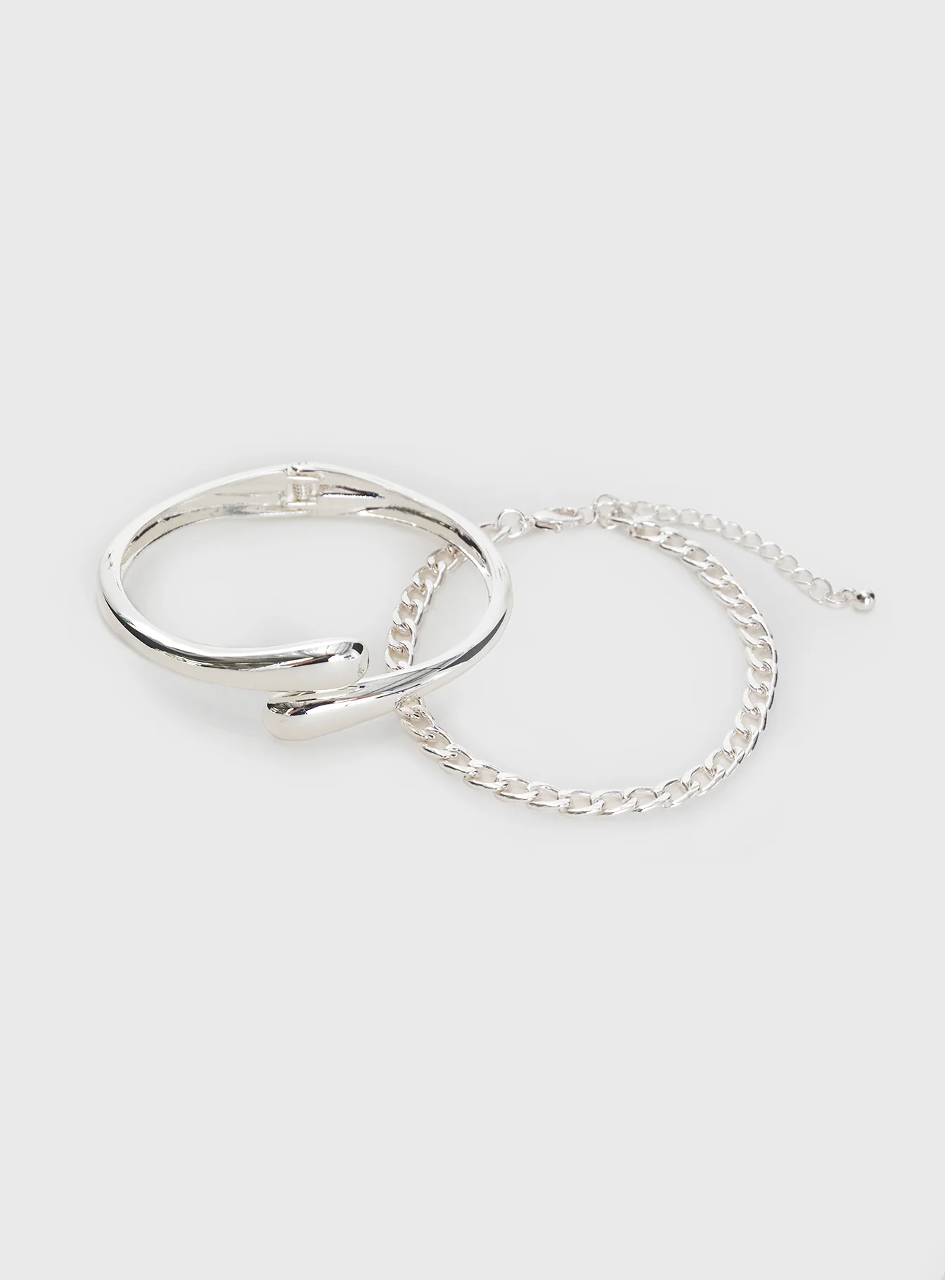Elle Bracelet Set Silver