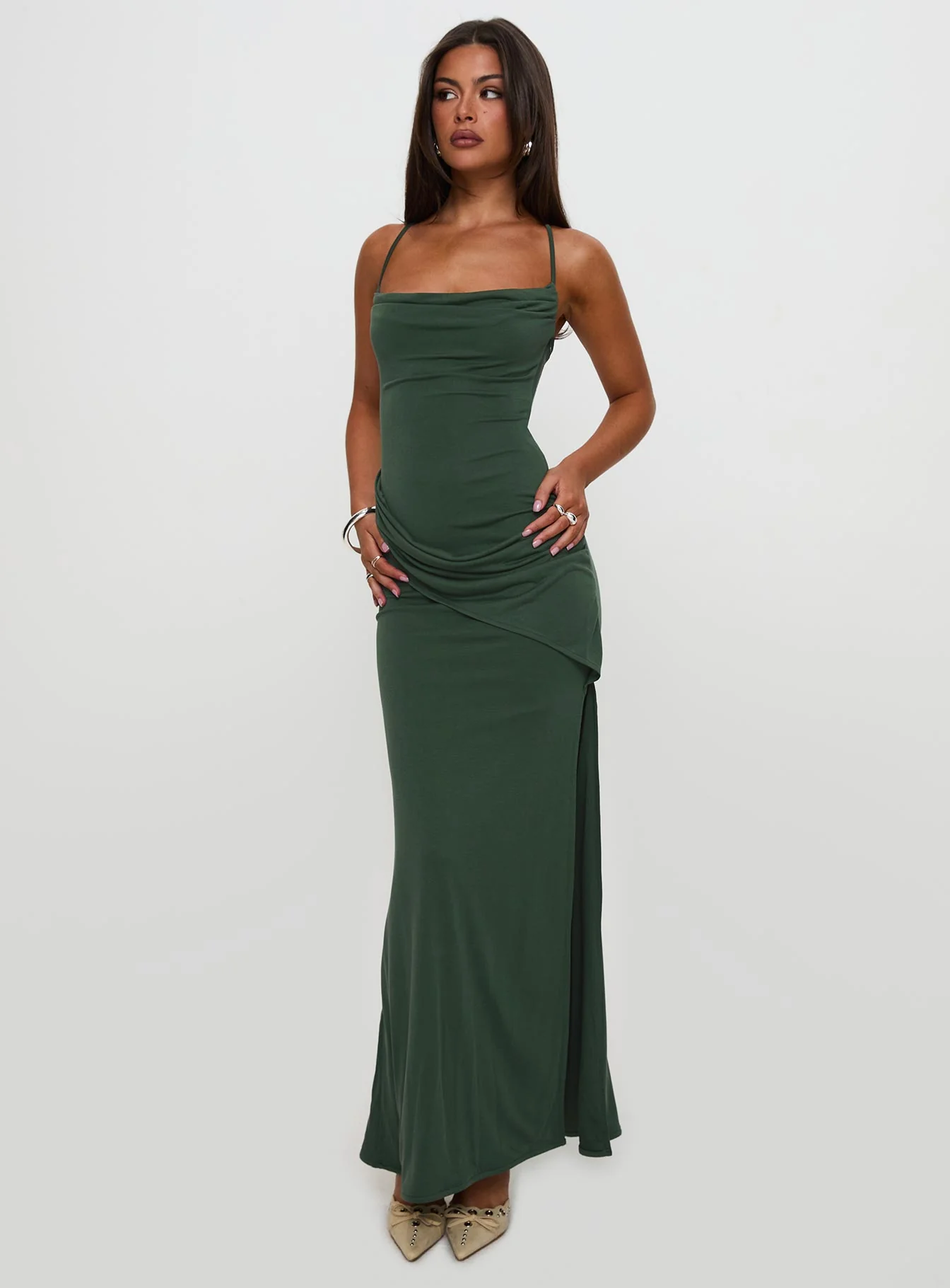 Marchesi Maxi Dress Green