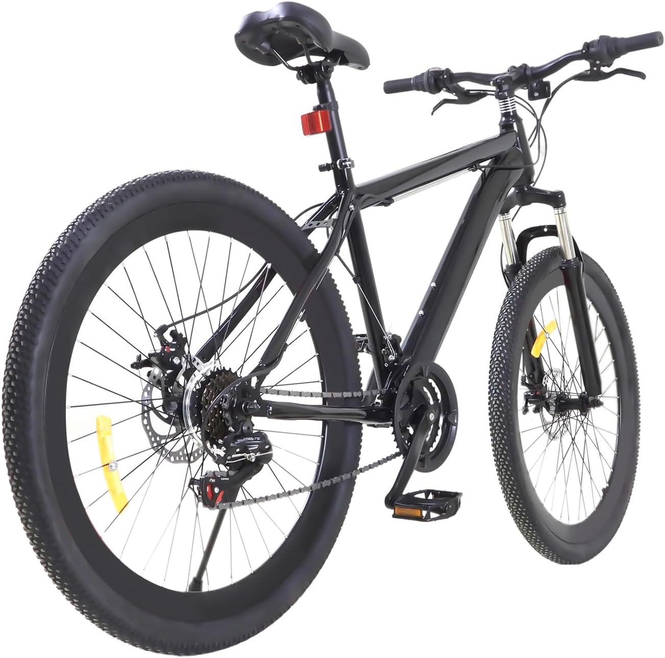 Bicicletta 26 pollici Mountain Bike da Uomo MTB a 21 velocità Biciclette Freestyle in Acciaio ad Alto Contenuto di Carbonio Biciclette Mountain Bike con Altezza Regolabile e Doppia Freno a