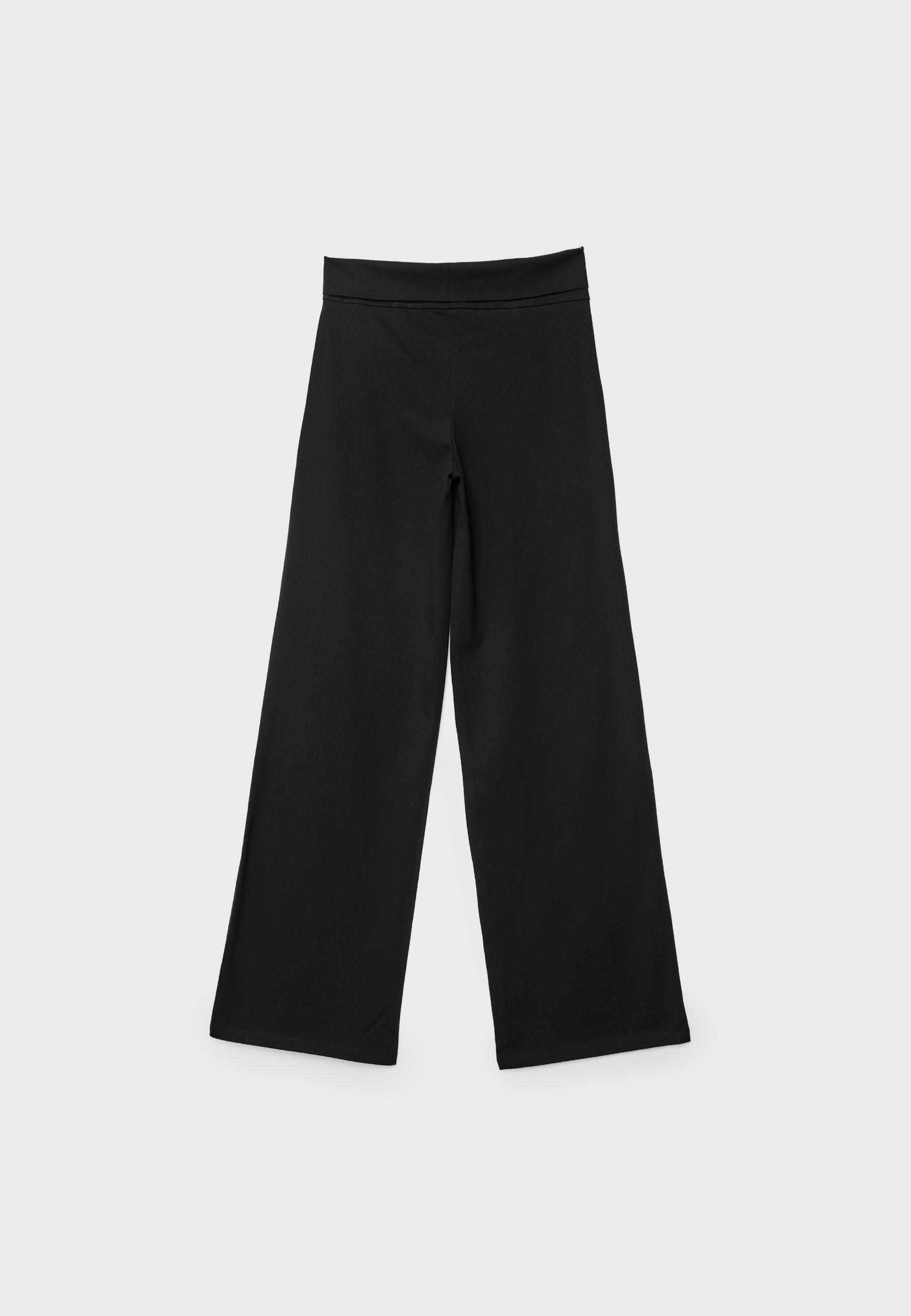 MESH TROUSERS WITH FOLD-OVER WAIST