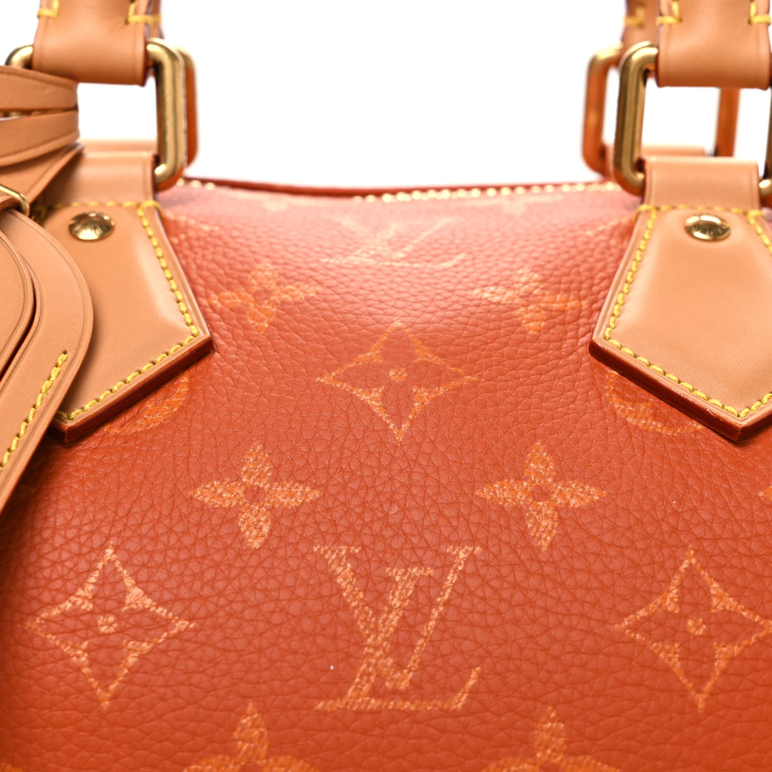 Calfskin Monogram Speedy P9 Bandouliere 30 Ocre - Top Club