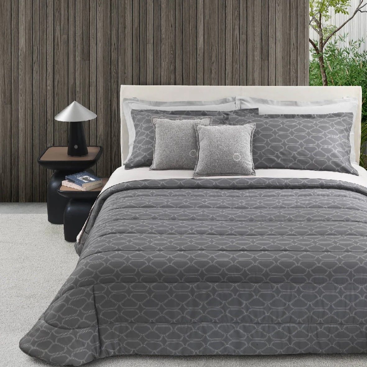 Trapunta In Raso Di Cotone Bloom Matrimoniale