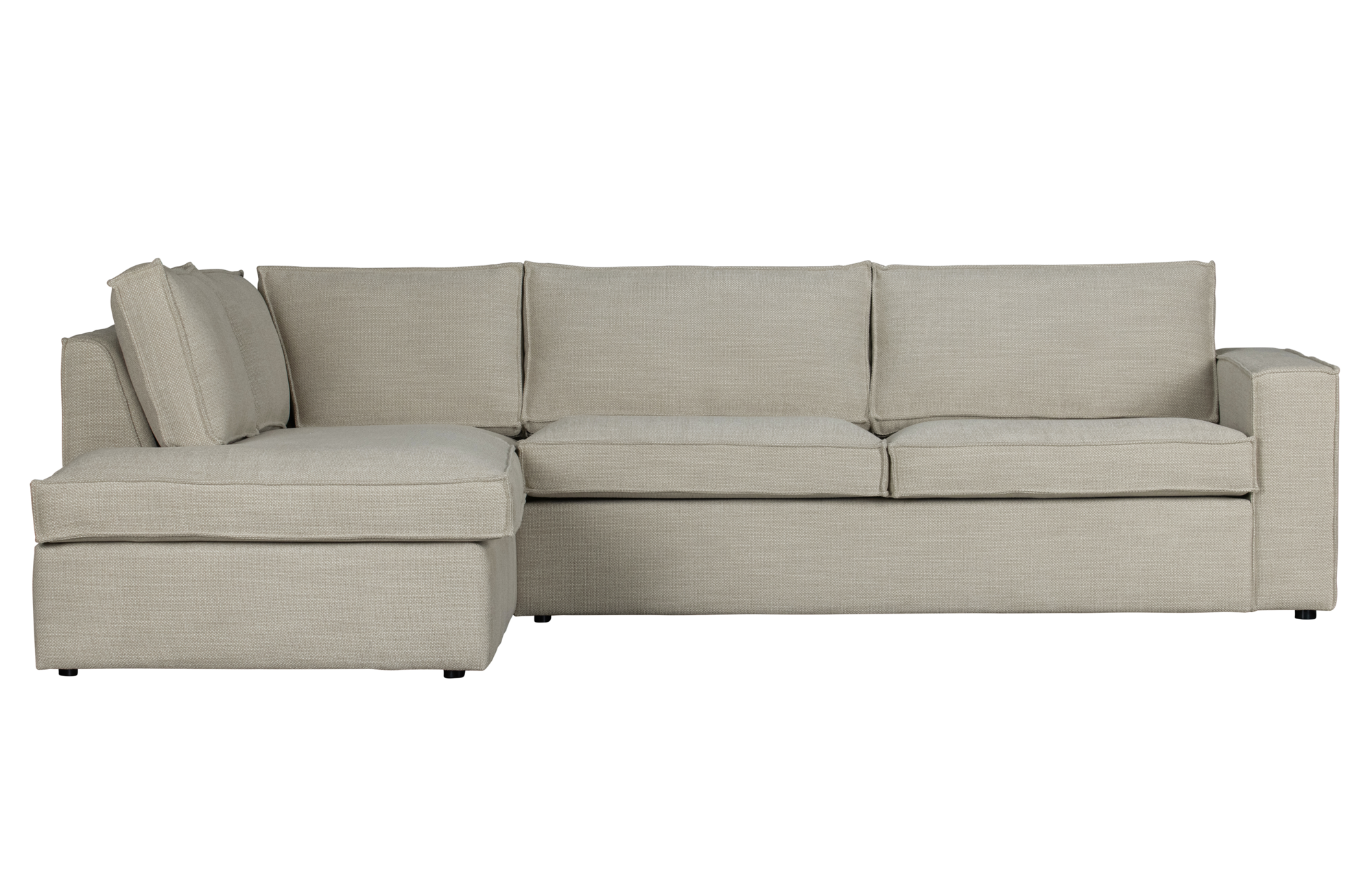 Hoekbank Freddie links - Naturel