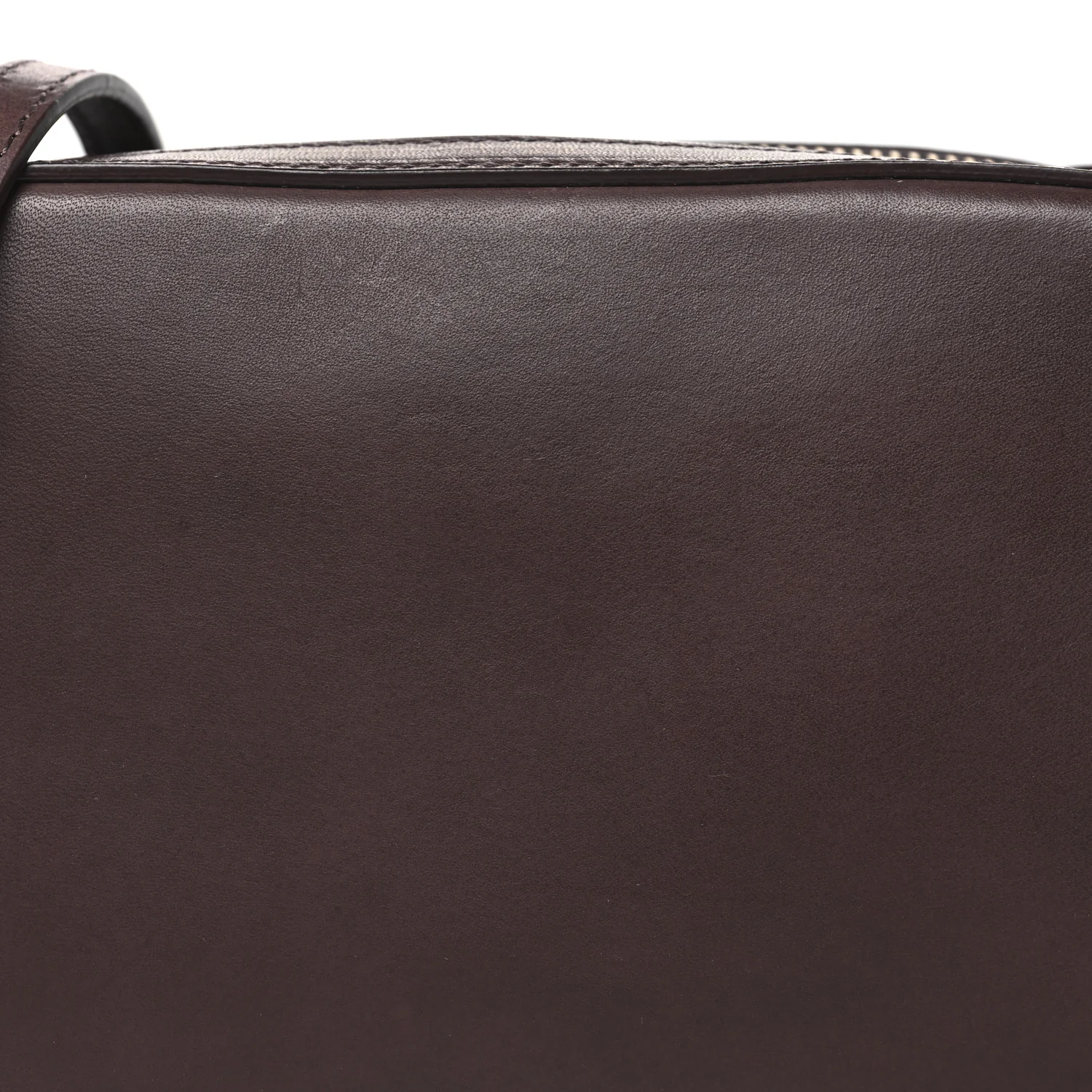 Soft Calfskin Camera Bag Bordo - Top Club