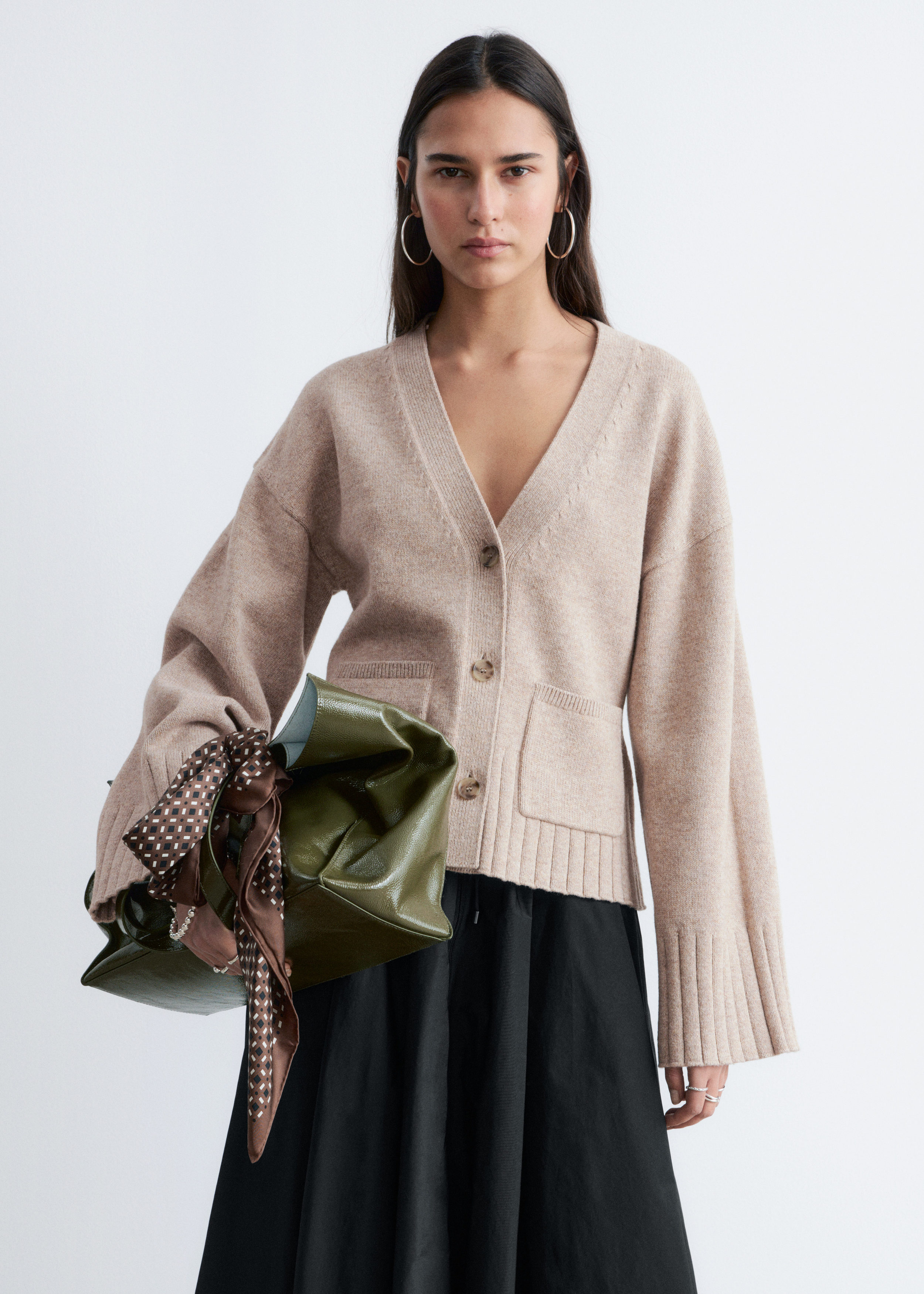 & Other Stories TAPERED KNIT CARDIGAN