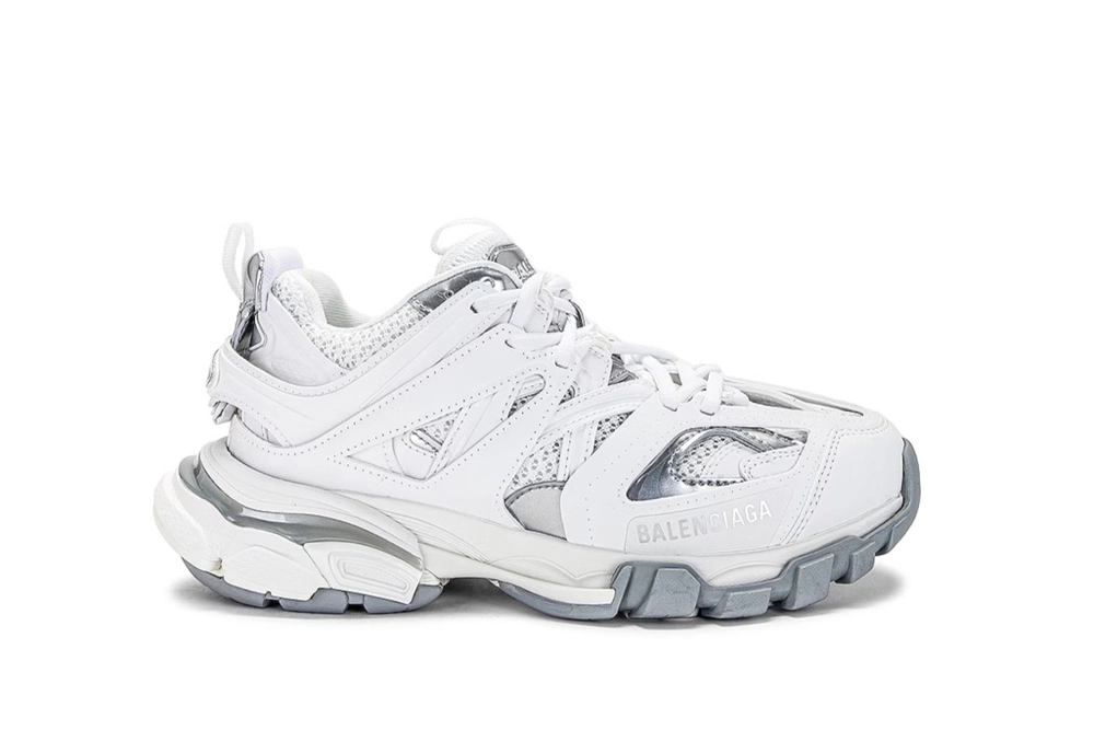 BALENCIAGA Track Sneaker White   Silver - Sneaker Replica Workshop