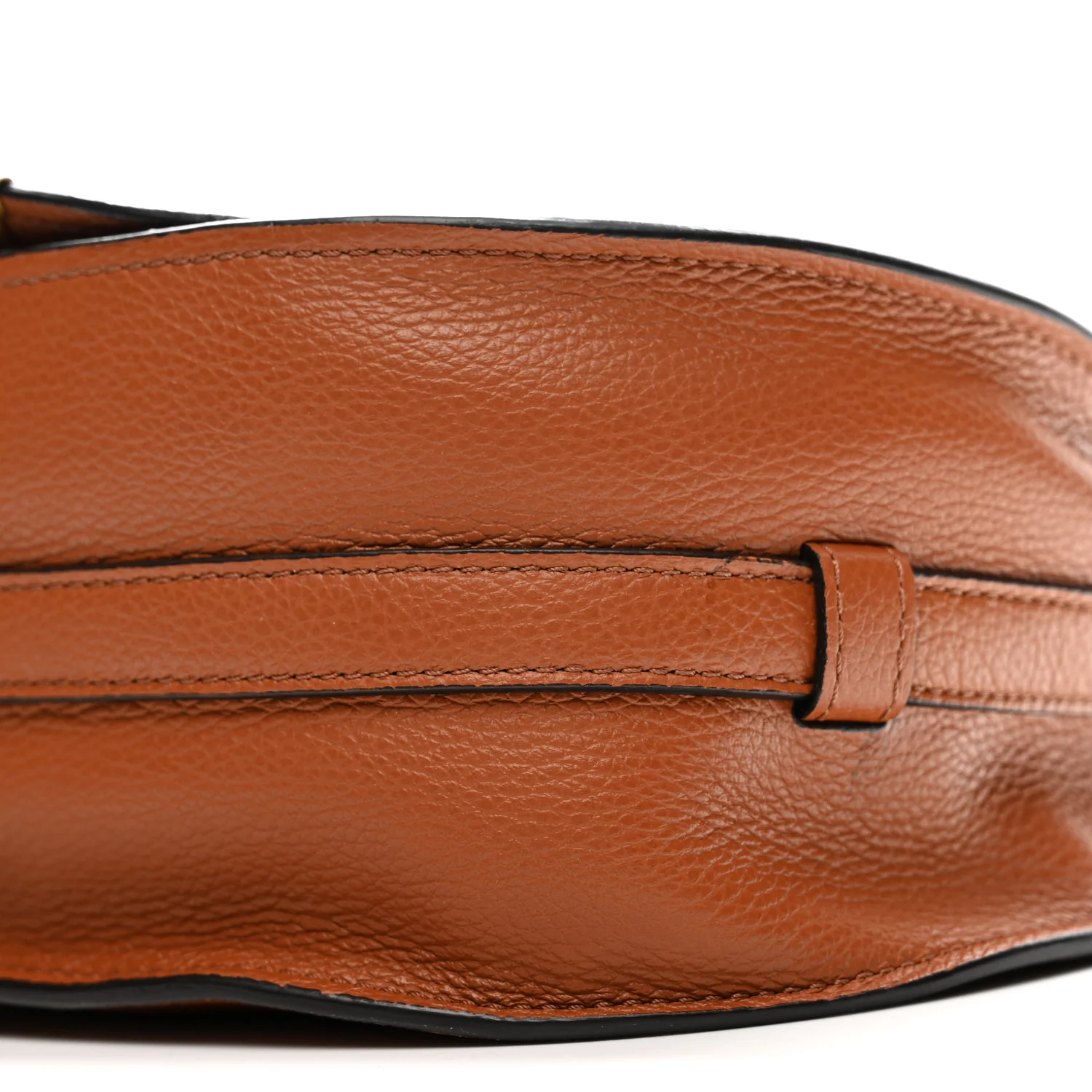 Calfskin Medium Marcie Round Crossbody Bag Tan - Top Club