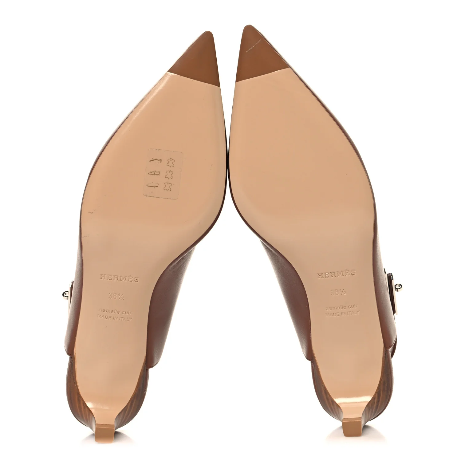 Nappa Lover 40 Slingback Pumps 38.5 Gold - Top Club