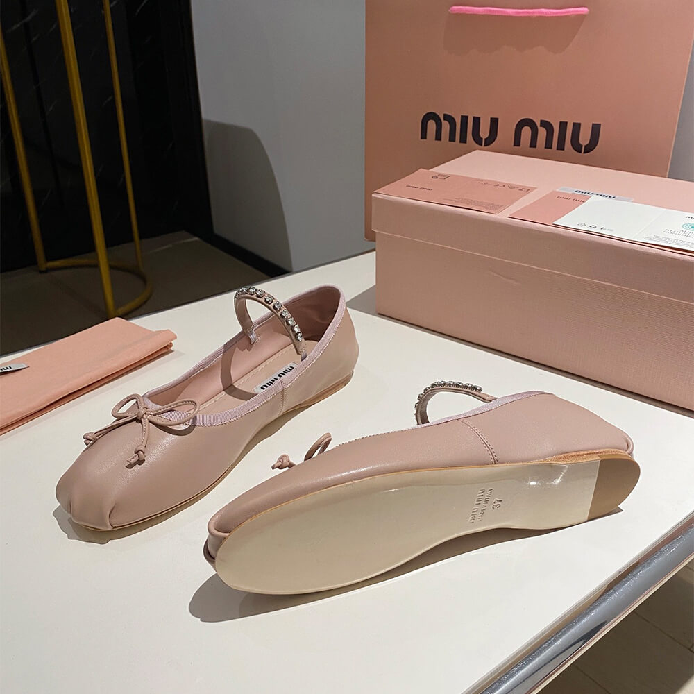 MiuMiu Leather ballerinas - Top Club