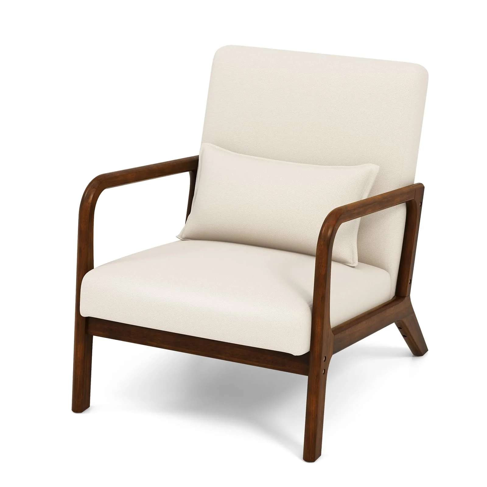 BEFOUNDLOVELY Modern Accent Chair with Pillow