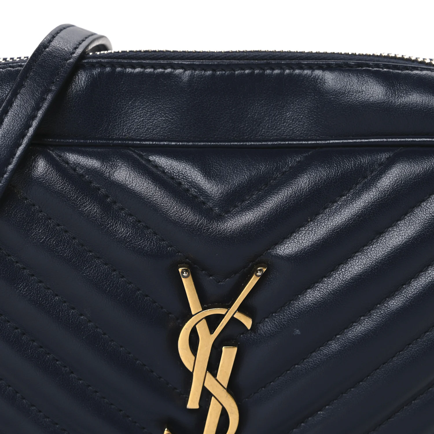 Calfskin Matelasse Monogram Lou Camera Bag Deep Marine - Top Club