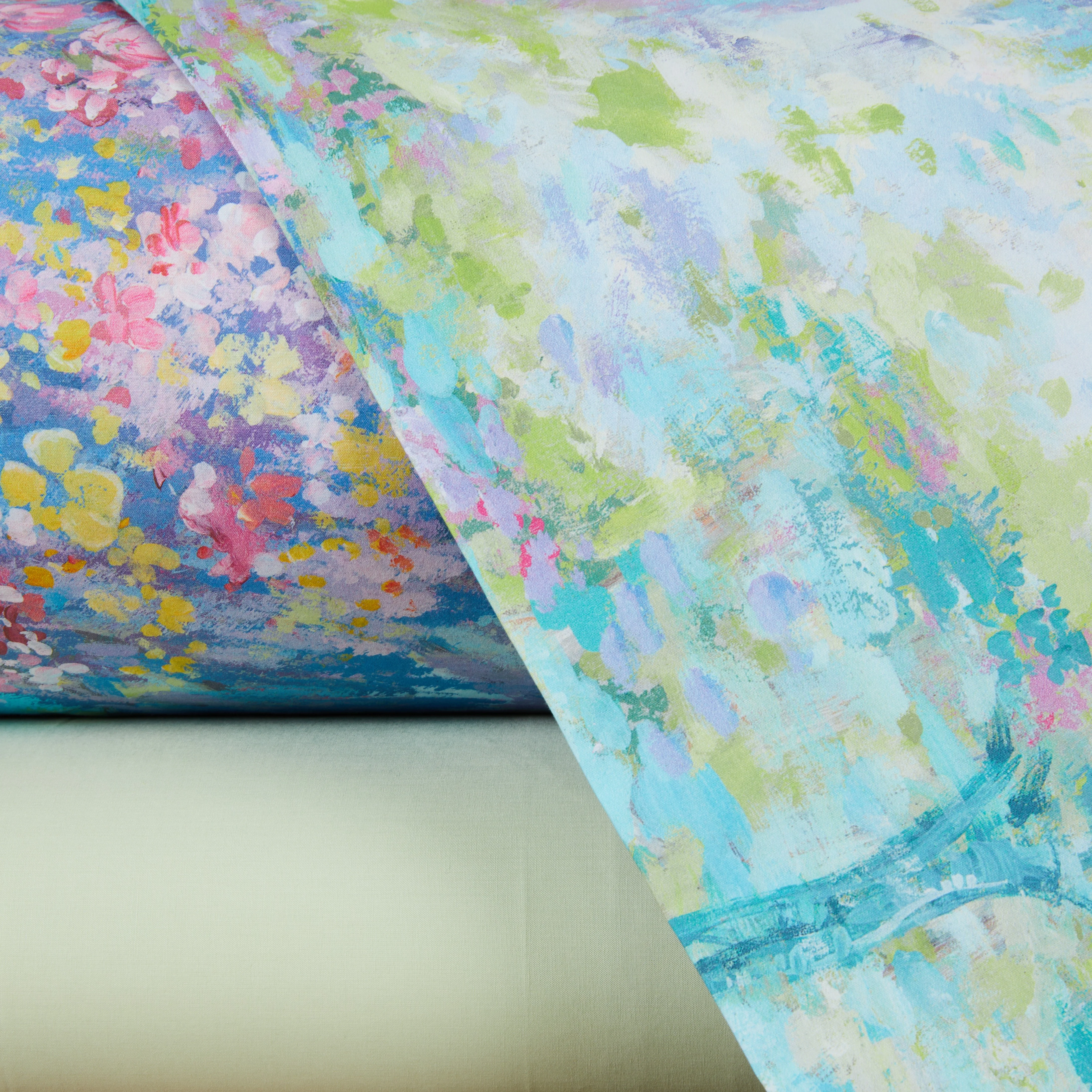 Completo Lenzuola In Percalle Magic Garden Matrimoniale