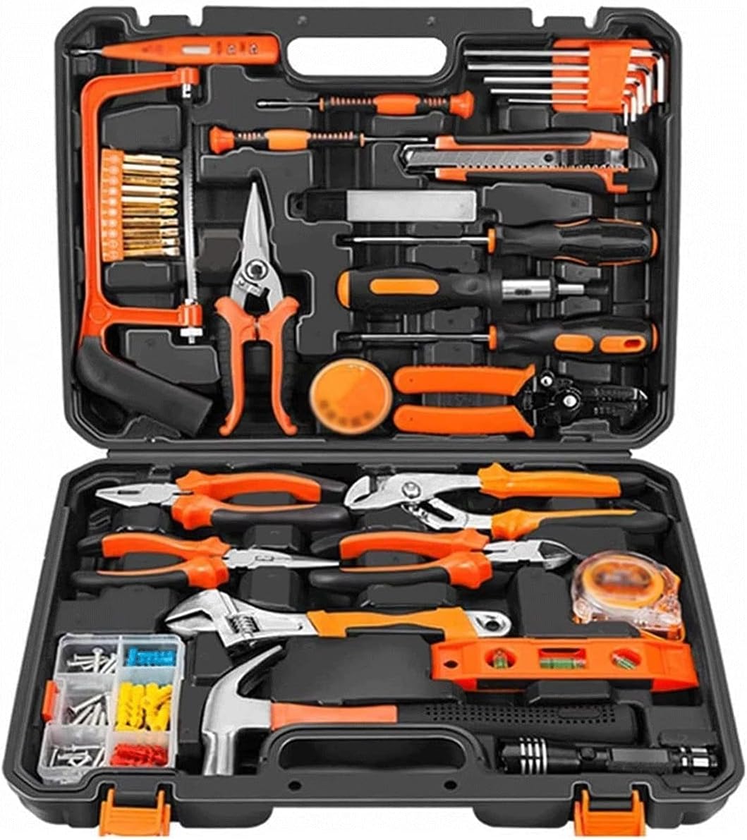 Kit combinati Utensili, Kit Attrezzi for casa, Set di Attrezzi a Mano for la Riparazione di Auto a casa con scatole degli Attrezzi, Strumenti e miglioramento a casa