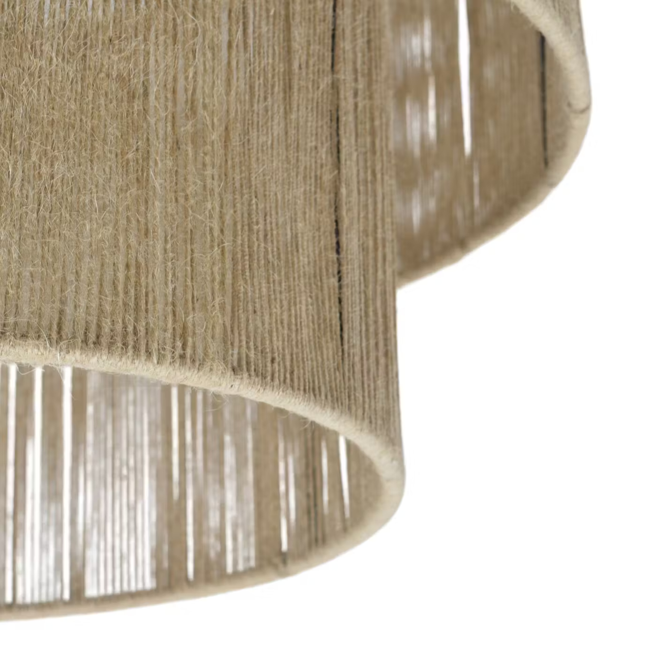 Plafondlamp Morris jute naturel Ø45 cm