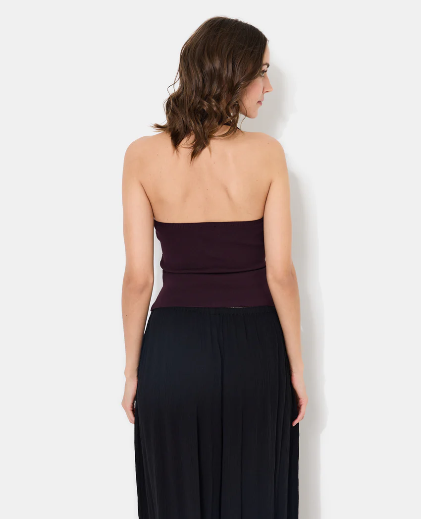 Pimkie Top en maille dos-nu avec détail bijou poitrine