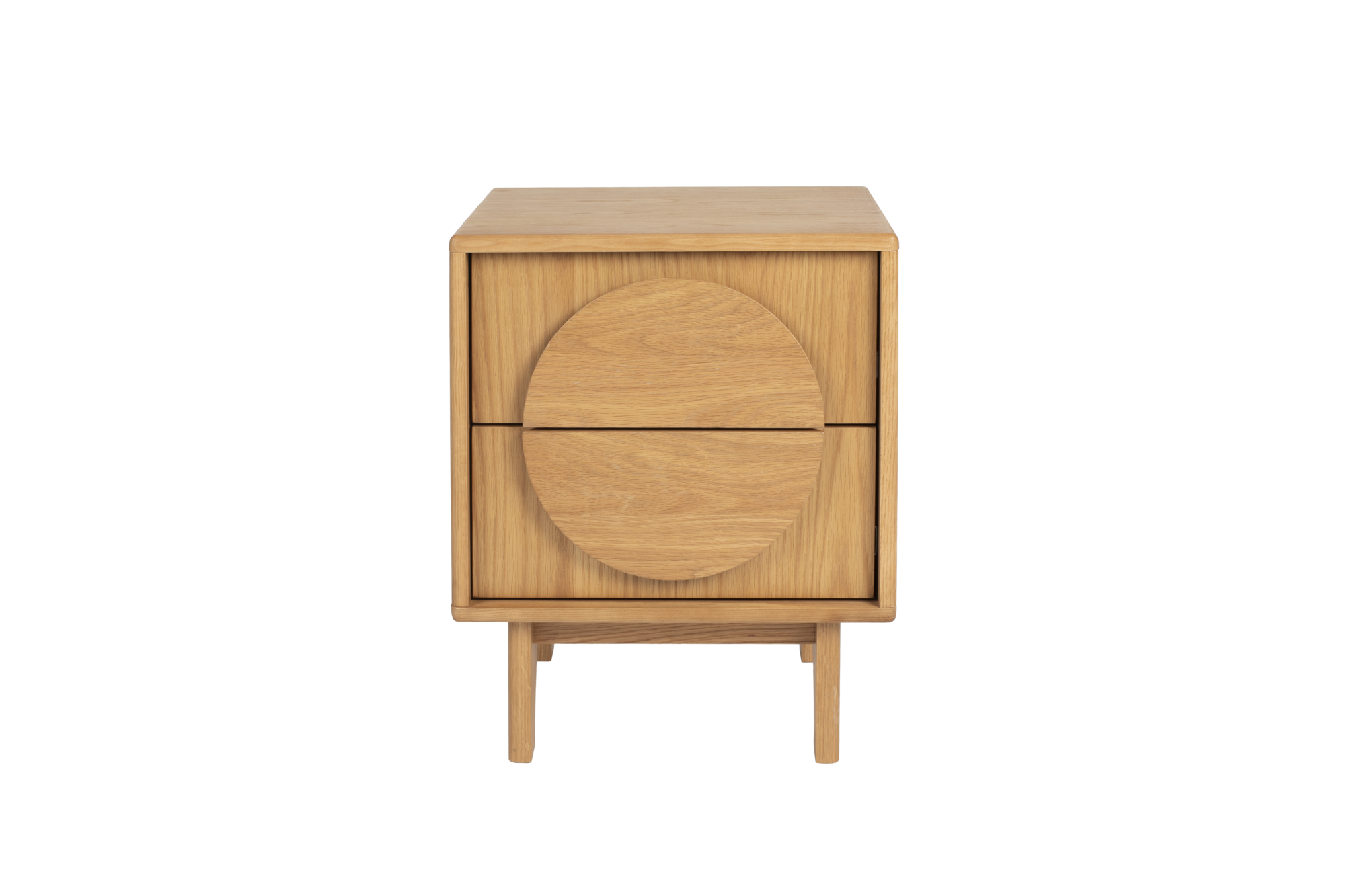 Bijzettafel / Nachtkastje GROOVE naturel eiken