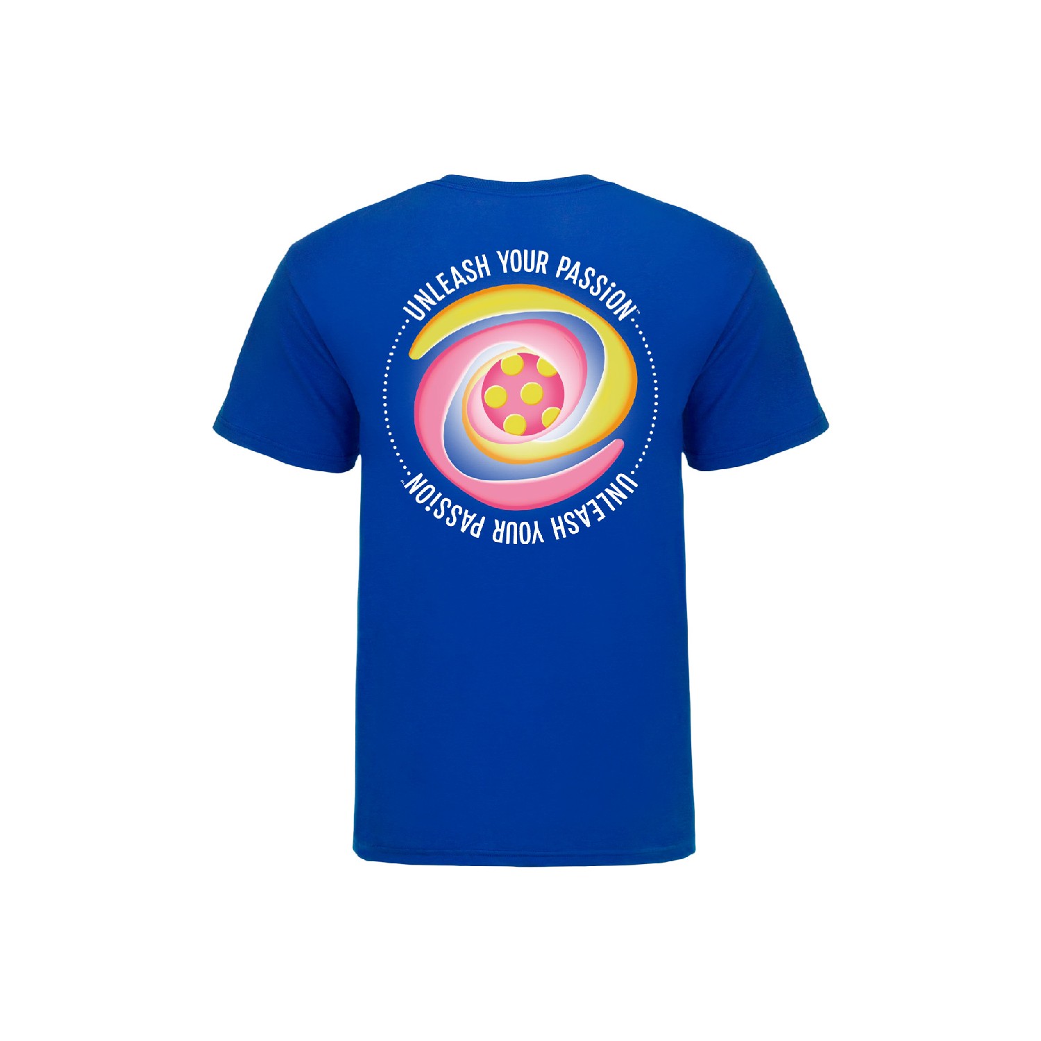 FIFA U-17 Women's World Cup Dominican Republic 2024™ Blue Football Swirl T-Shirt - Men's