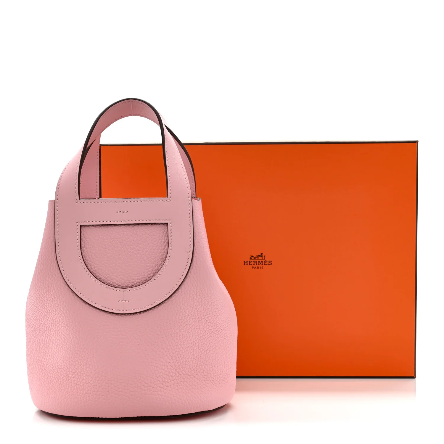 Taurillon Clemence Swift In-The-Loop 18 Bag Rose Sakura - Top Club