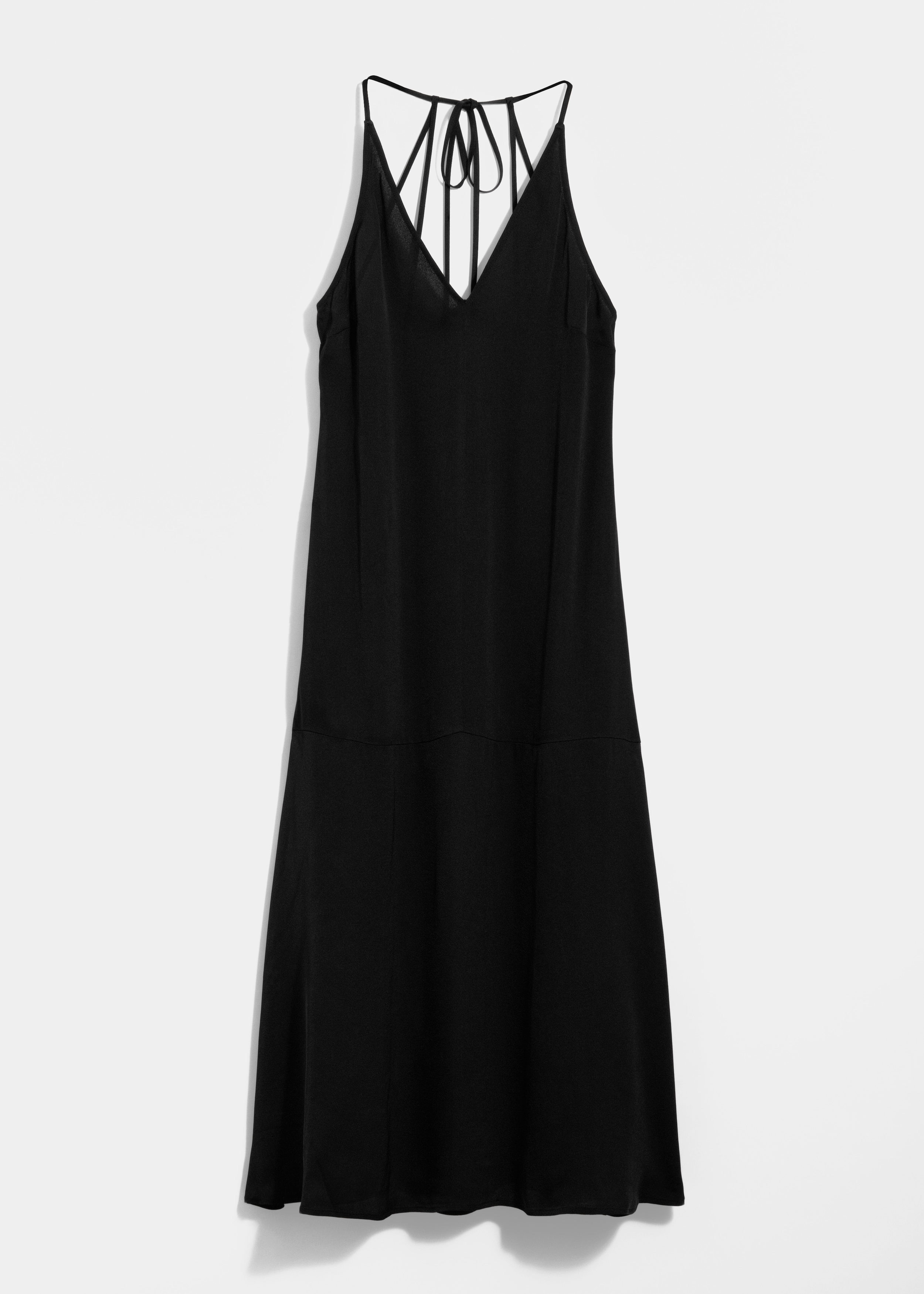 & Other Stories HALTERNECK MIDI DRESS