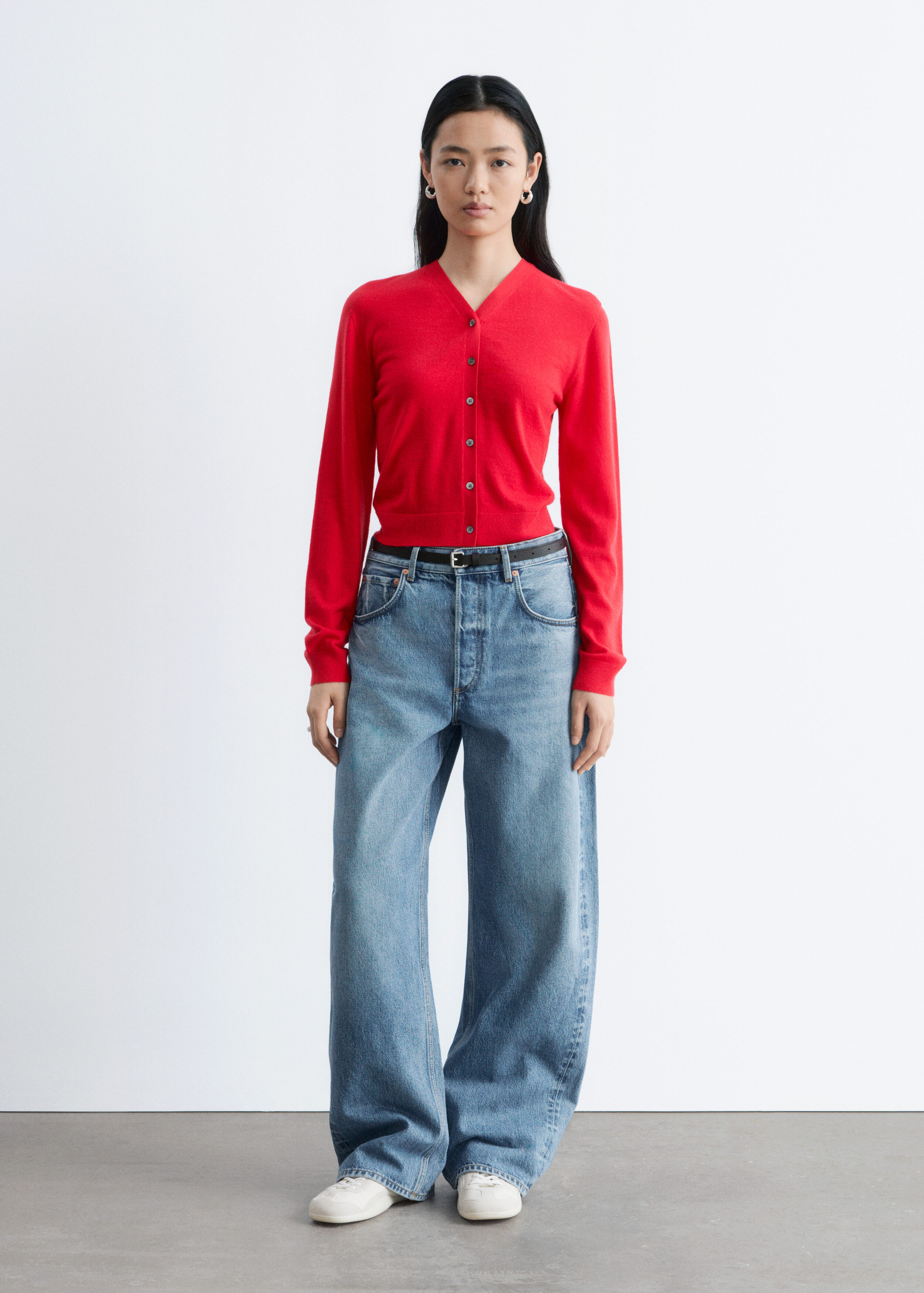 & Other Stories CROPPED CASHMERE CARDIGAN
