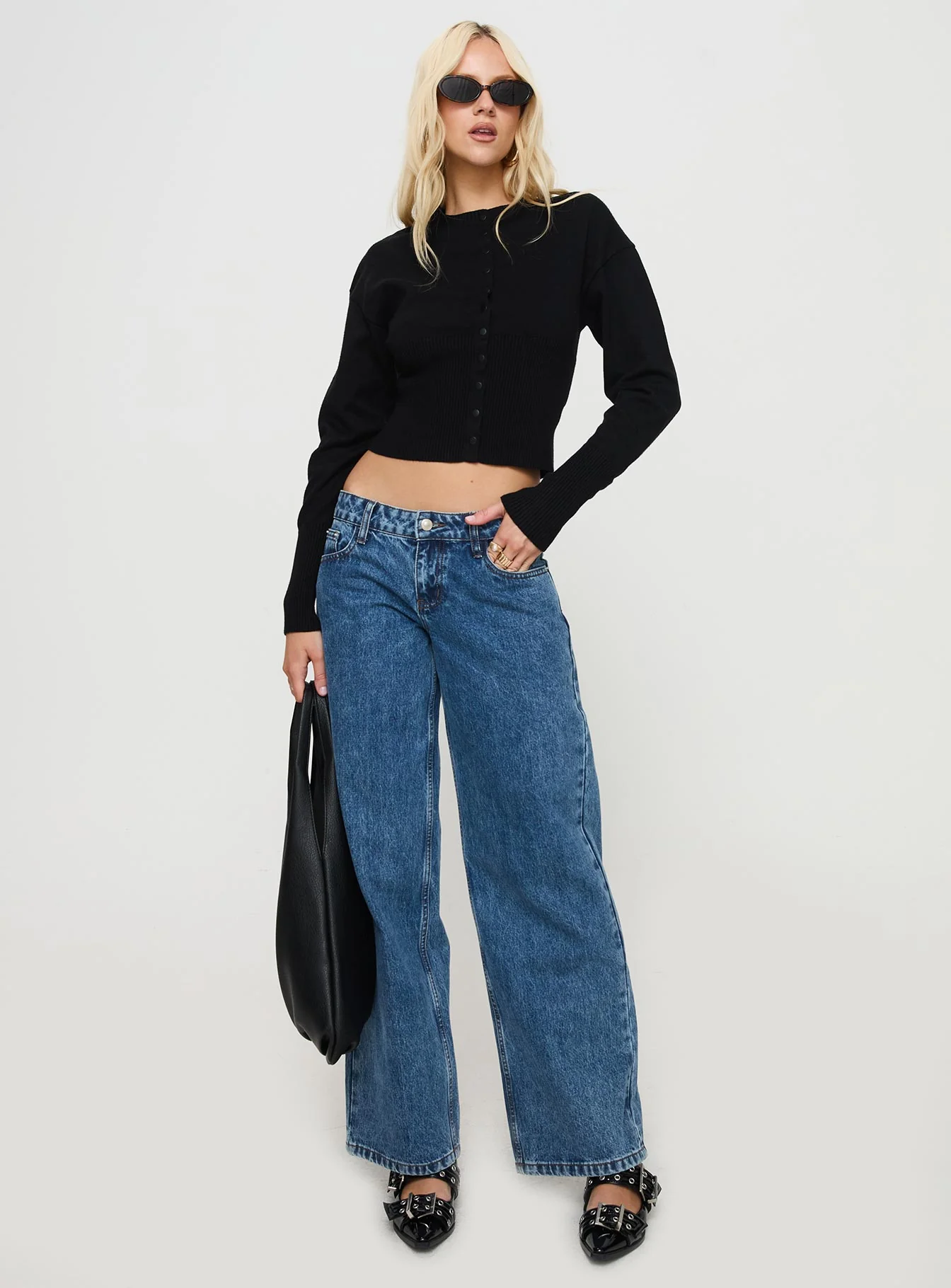 Head In The Clouds Cardigan Onyx