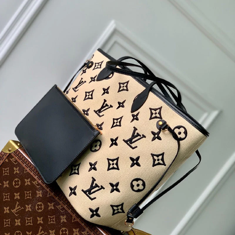 LV Louis Vuitton Neverfull Monogram Bag - Top Club
