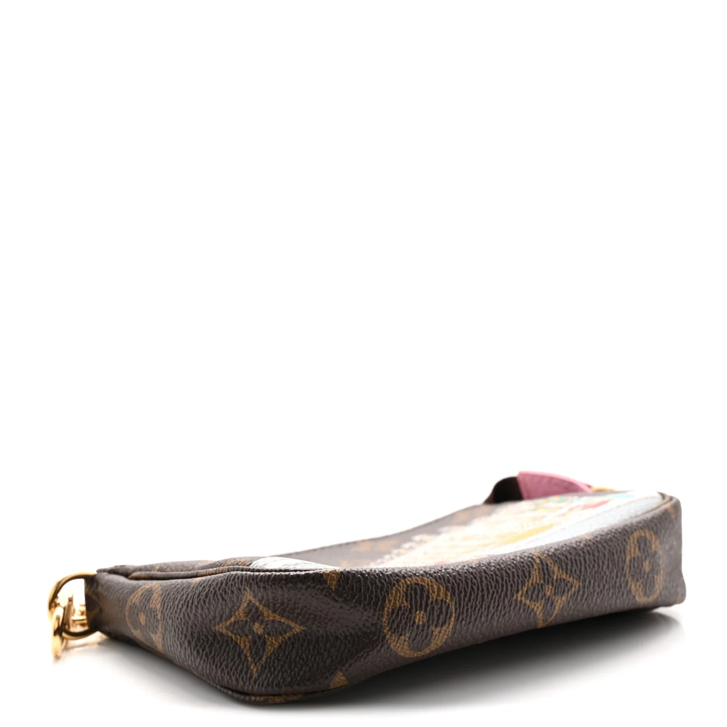 Monogram 2022 Christmas Animation Paris Mini Pochette Accessories Pink - Top Club