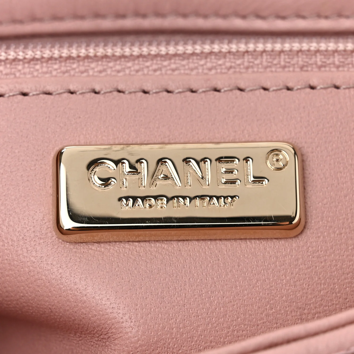 Lambskin Crystal Diamante Small Flap Light Pink - Top Club