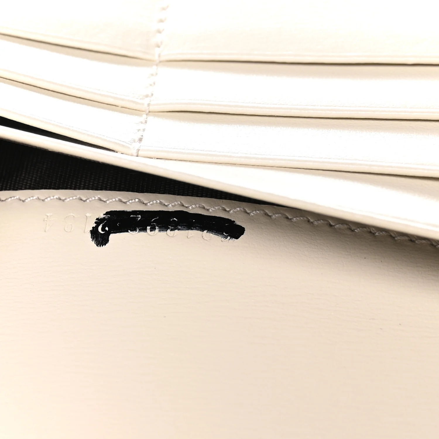 Boarded Plutone Calfskin Horsebit 1955 Wallet On Chain Mystic White - Top Club