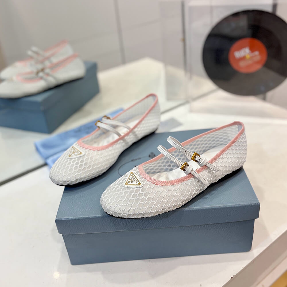 PRADA Mesh fabric ballerinas - Top Club
